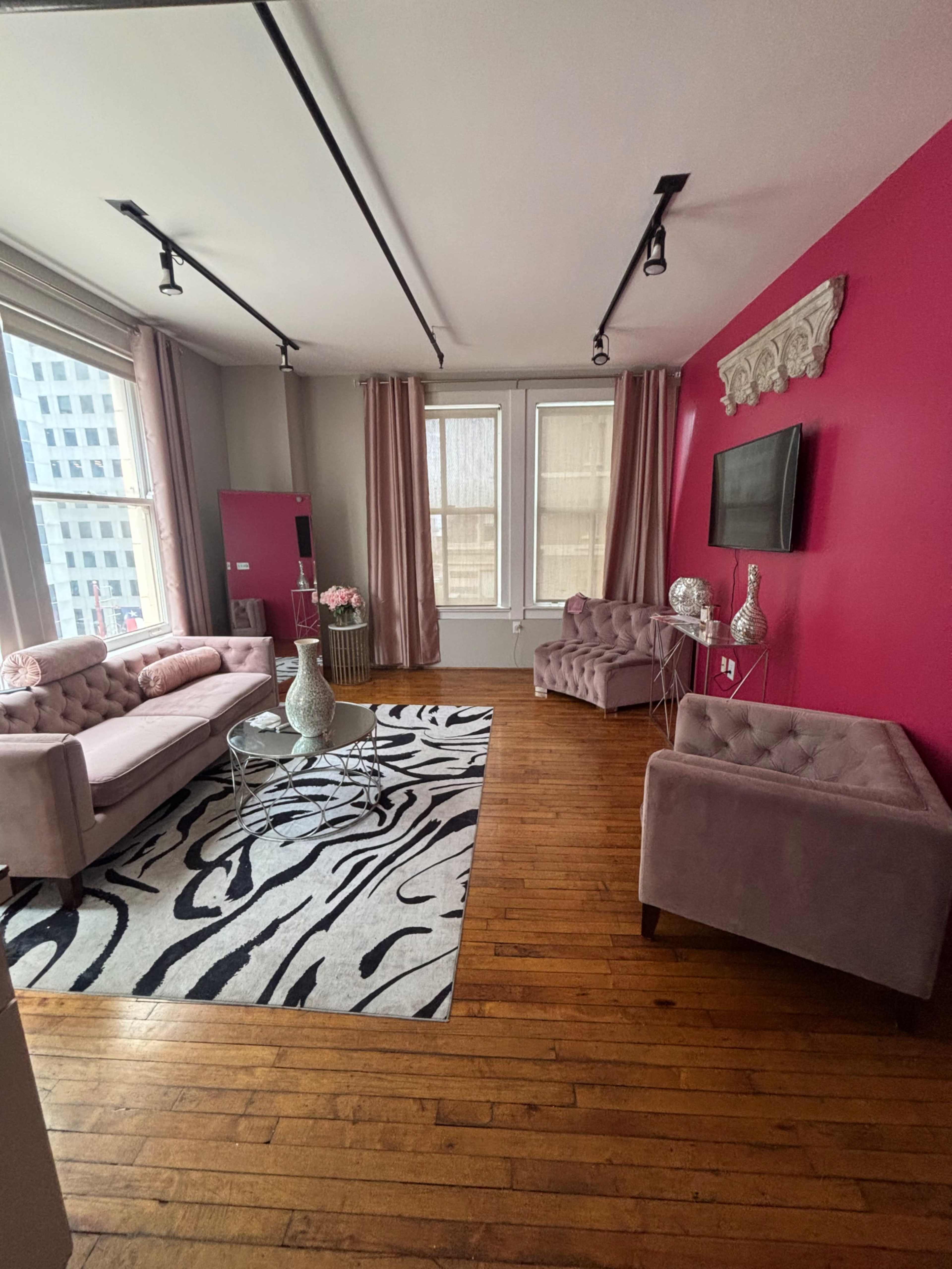 Fabulous Pink Downtown Loft Image in Downtown Houston, Houston, TX