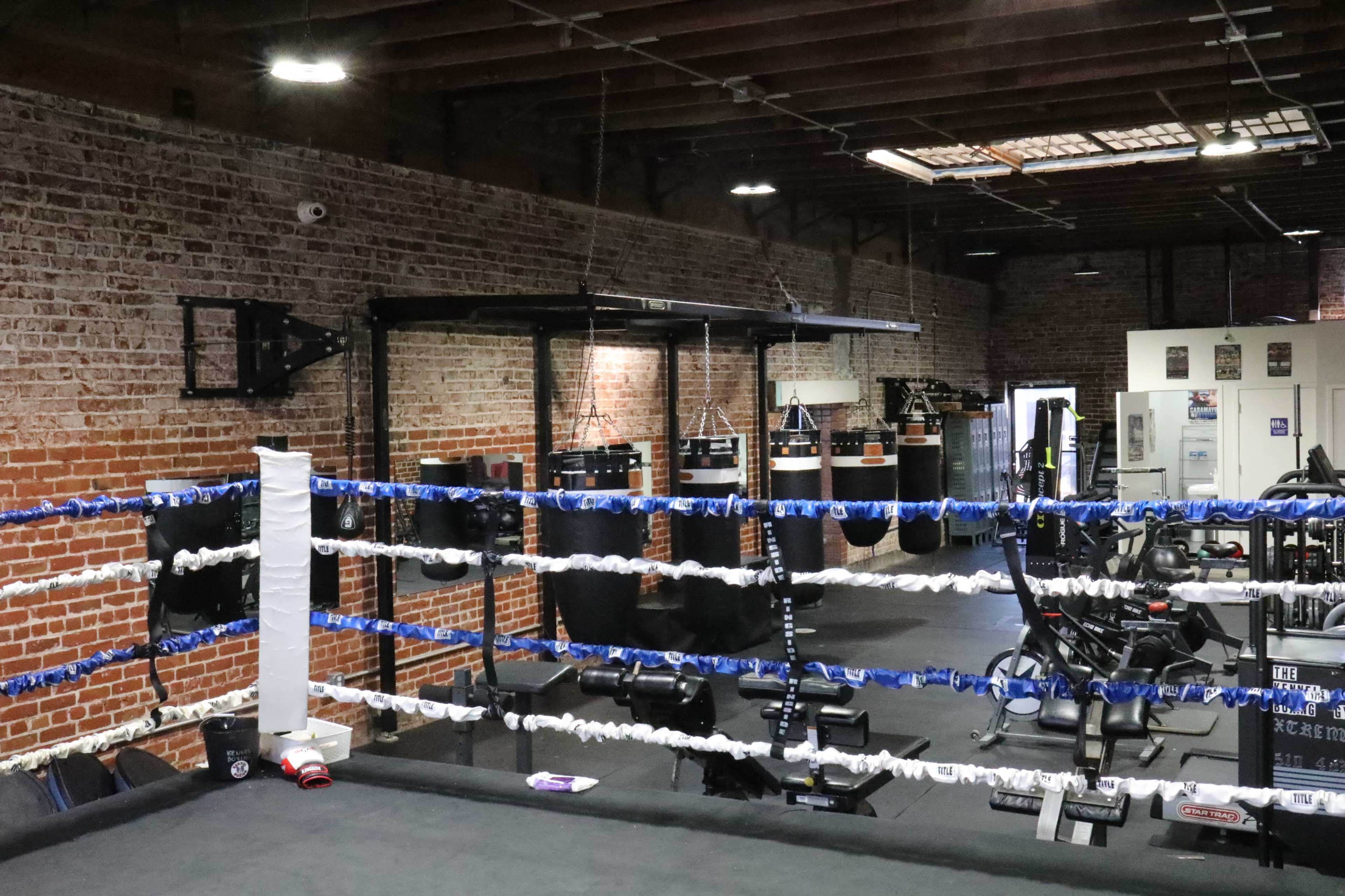 Brick wall, old school boxing gym Image in Old San Leandro, San Leandro, CA