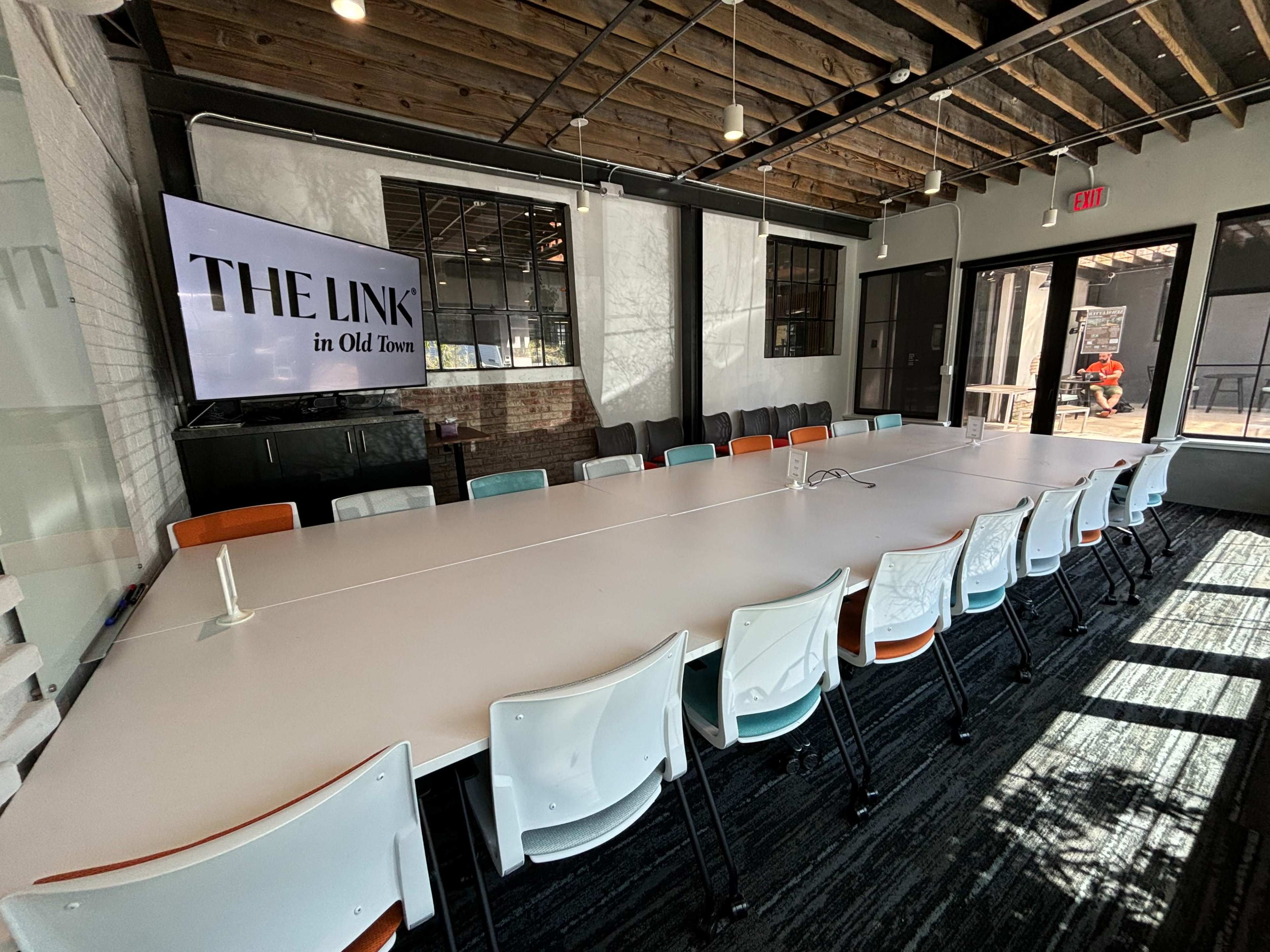 Conference Room located in the historic Parker-Gray district of Old Town Alexandria within The Link coworking space Image in Old Town West, Alexandria, VA