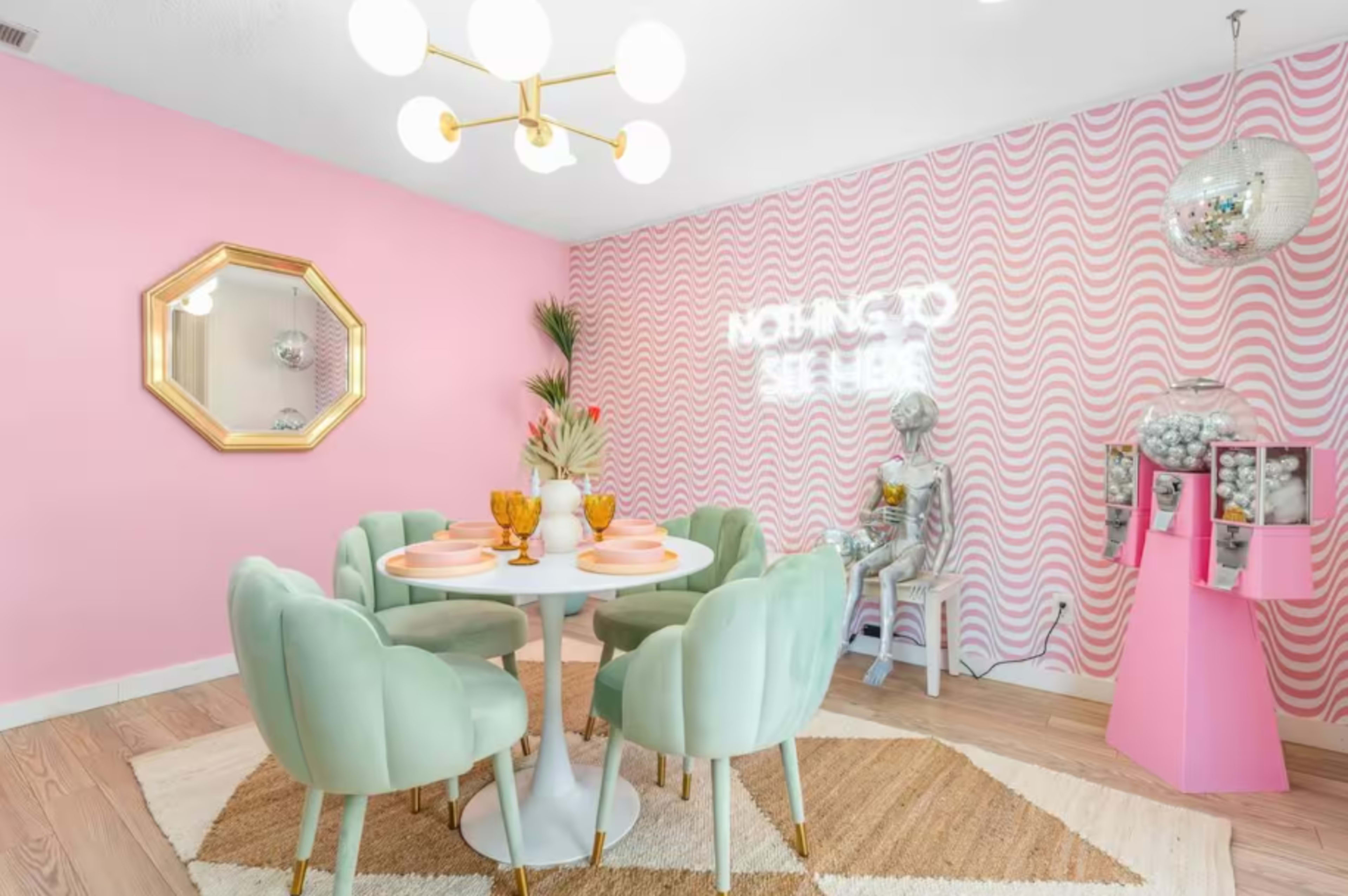 Pink Disco House: Perfect for Photoshoots & Video Content Image in Yucca Valley, Yucca Valley, CA
