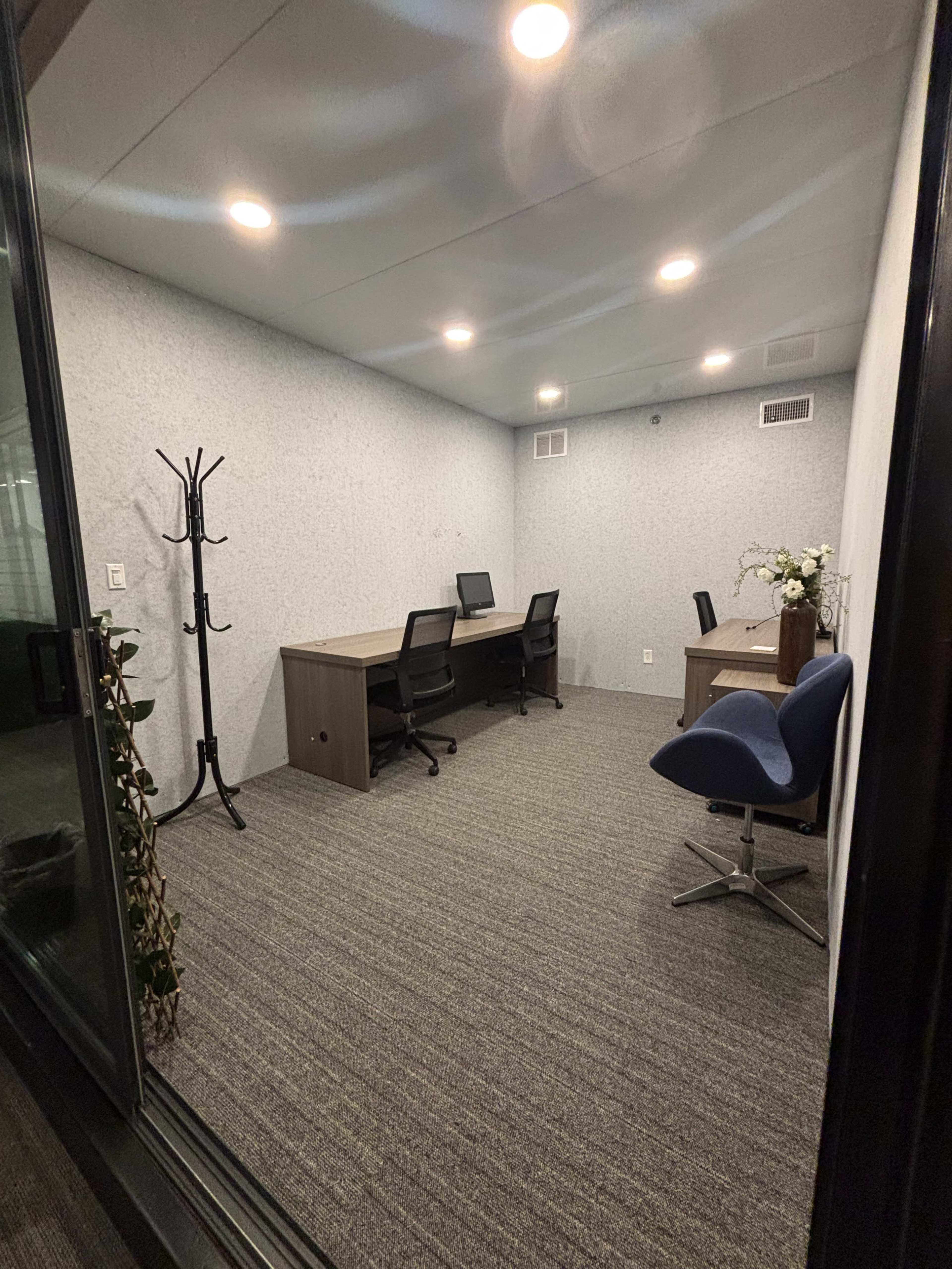 Large Shipping Container Style Office with Whiteboard Walls (1-4 Person) Image in Girvin, Jacksonville, FL