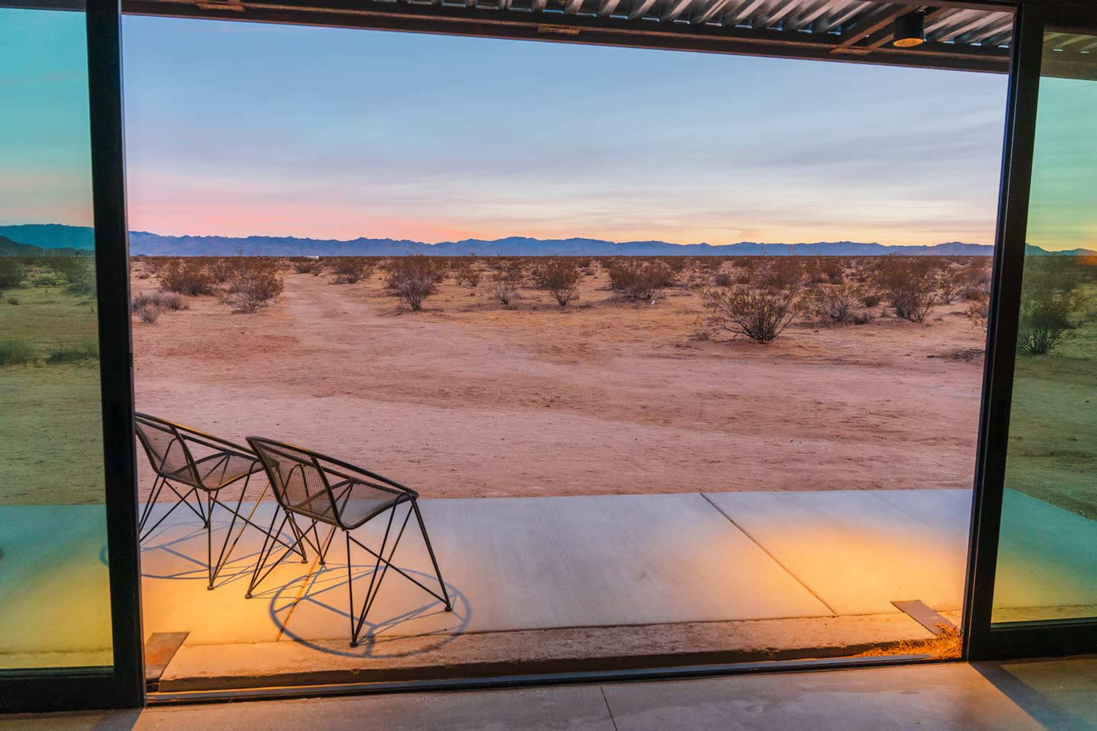 Remote Joshua Tree Quonset Hut with Cosmic Tiki Boat Image in , Joshua Tree, CA