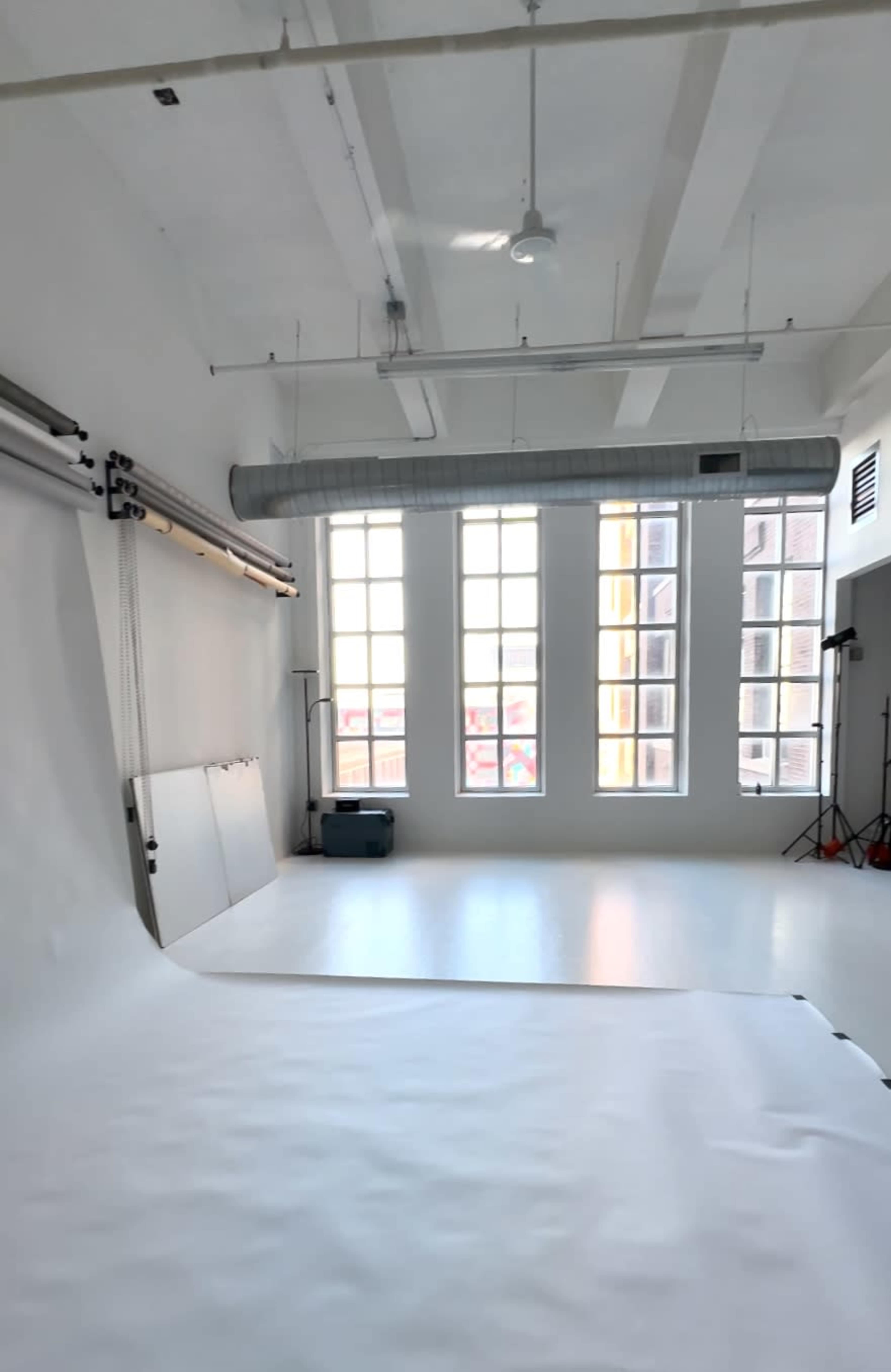 Bright & Spacious All-White Loft Studio – Jersey City Image in West Side, jersey City, NJ