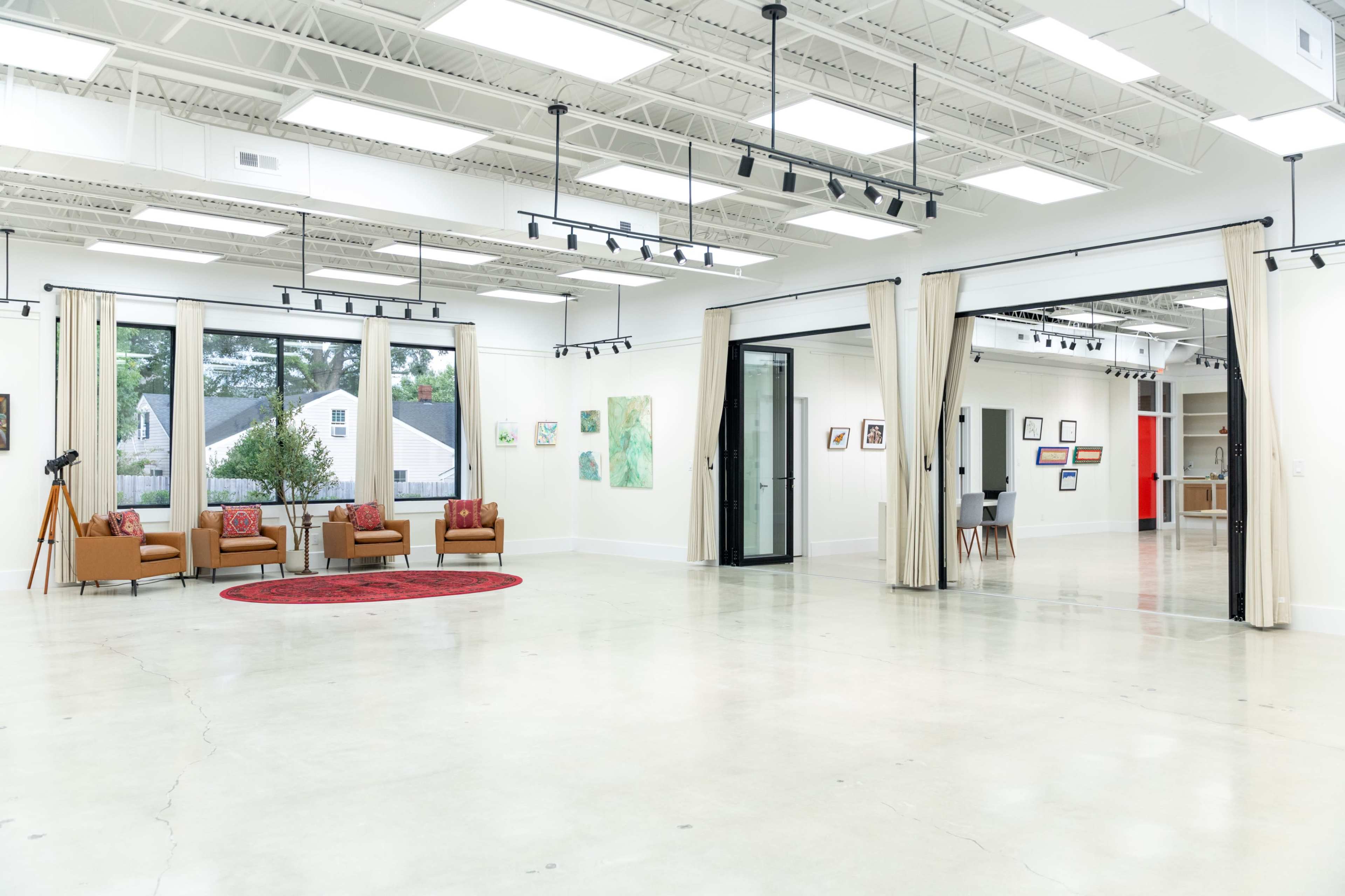 Modern industrial design event hall and gallery,  near down town Raleigh Image in Southwest Raleigh, Raleigh, NC