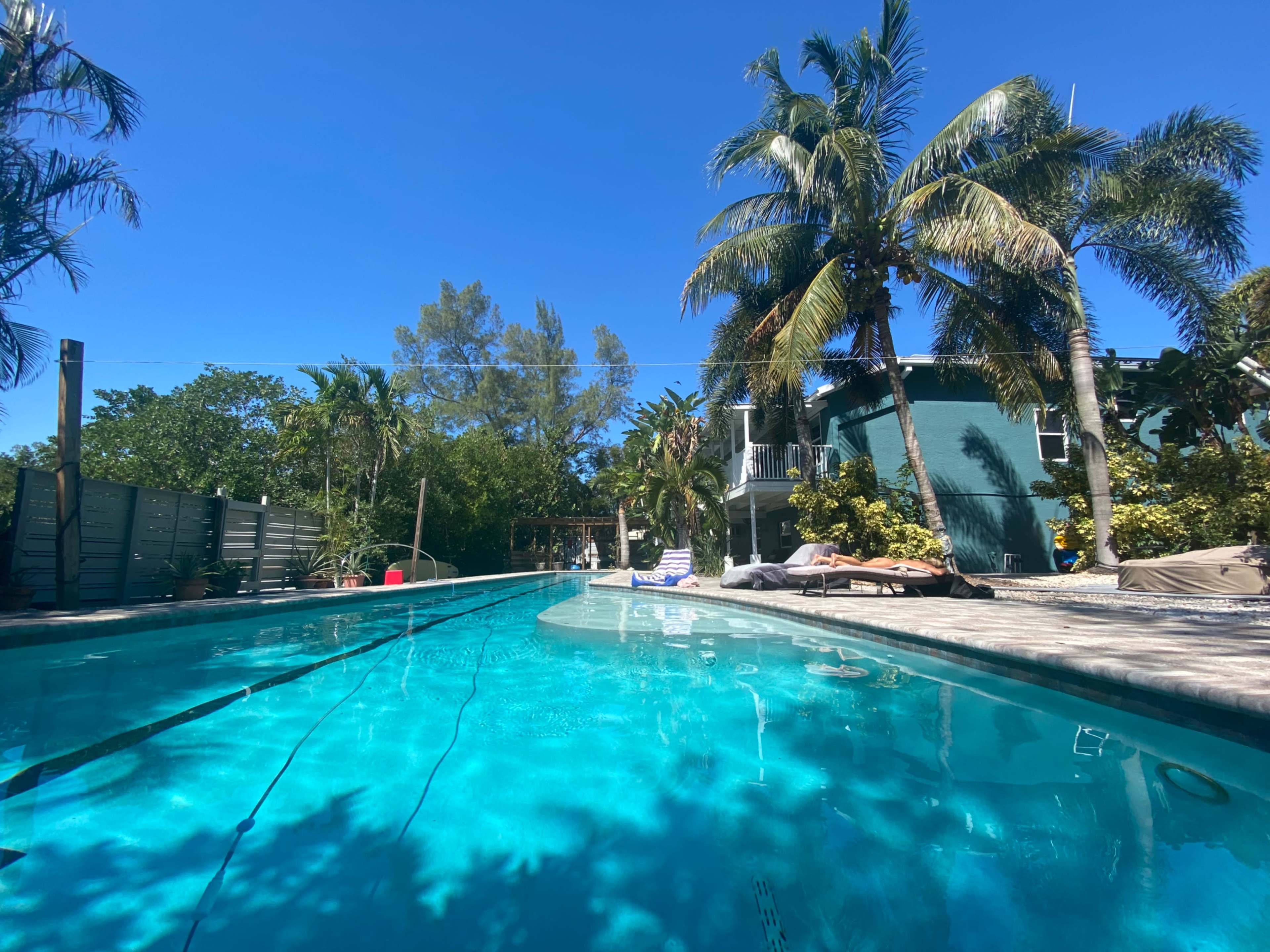 Waterfront key west style home with huge pool Image in Coquina Key, Saint Petersburg, FL