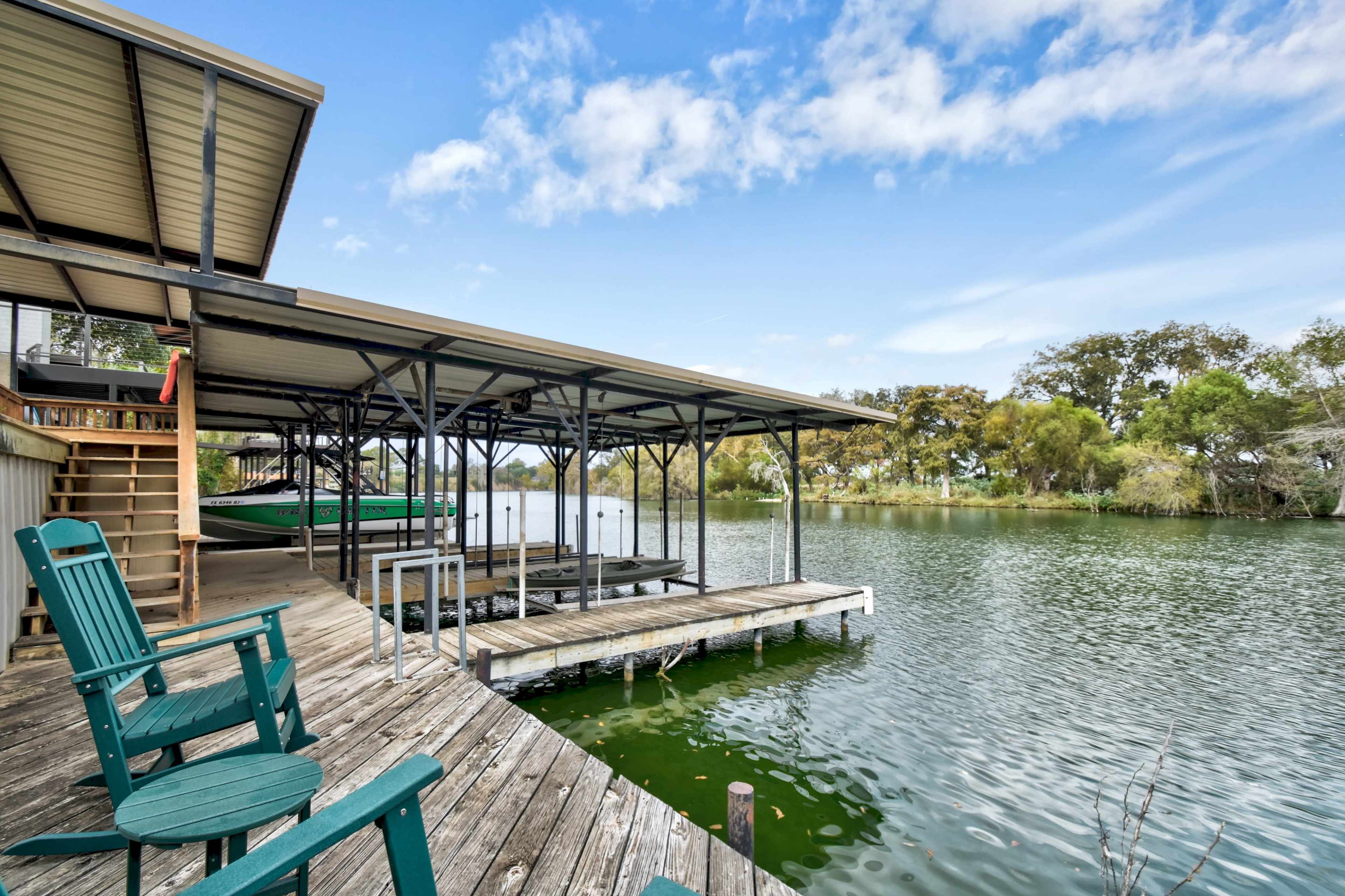 Lakefront Retreat w/ Private Dock | Sleeps 16+ Image in Lake Dunlap, New Braunfels, TX