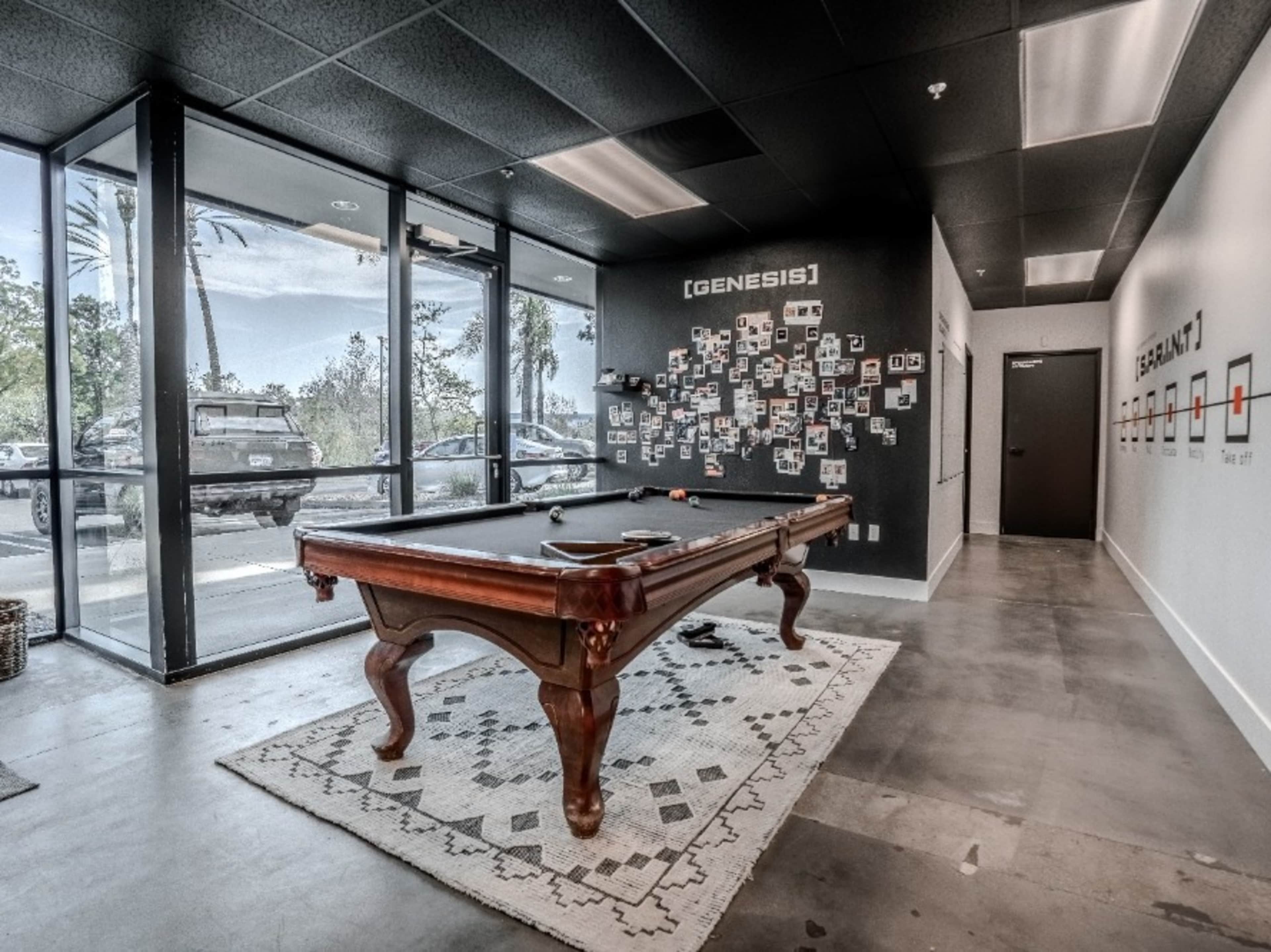 Lobby Area + Pool Table