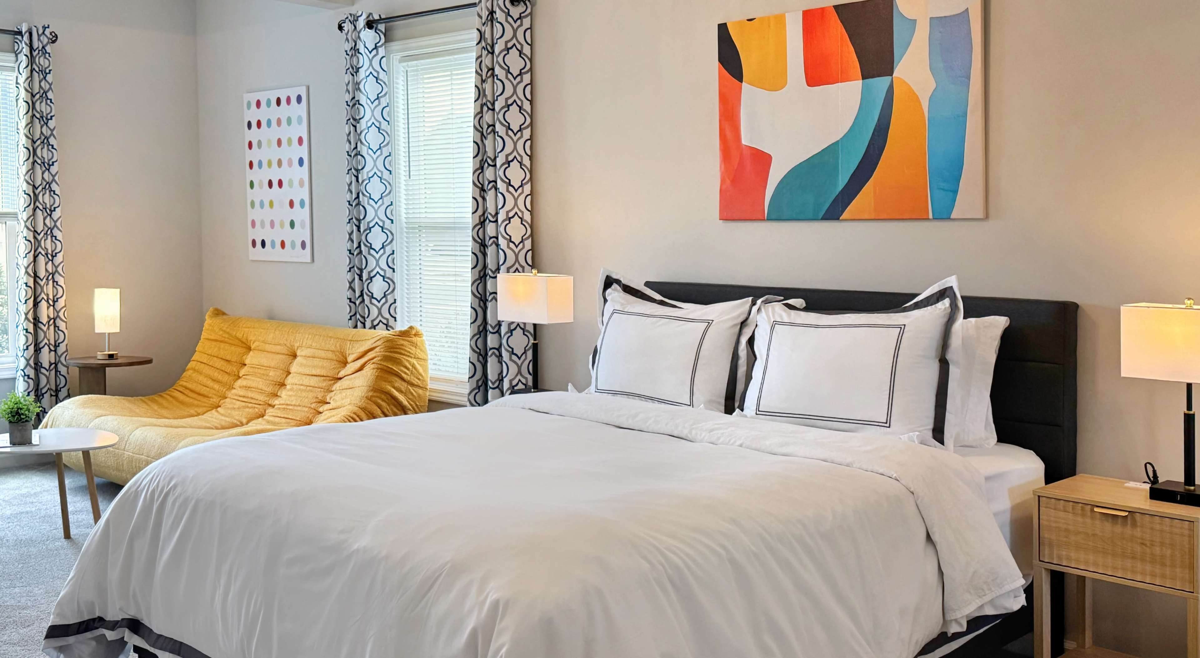 Sunny, Modern Master Bedroom Suite for Podcasting/Photo Shoot/Videos Image in Groves Of Deerfield, Wendell, NC