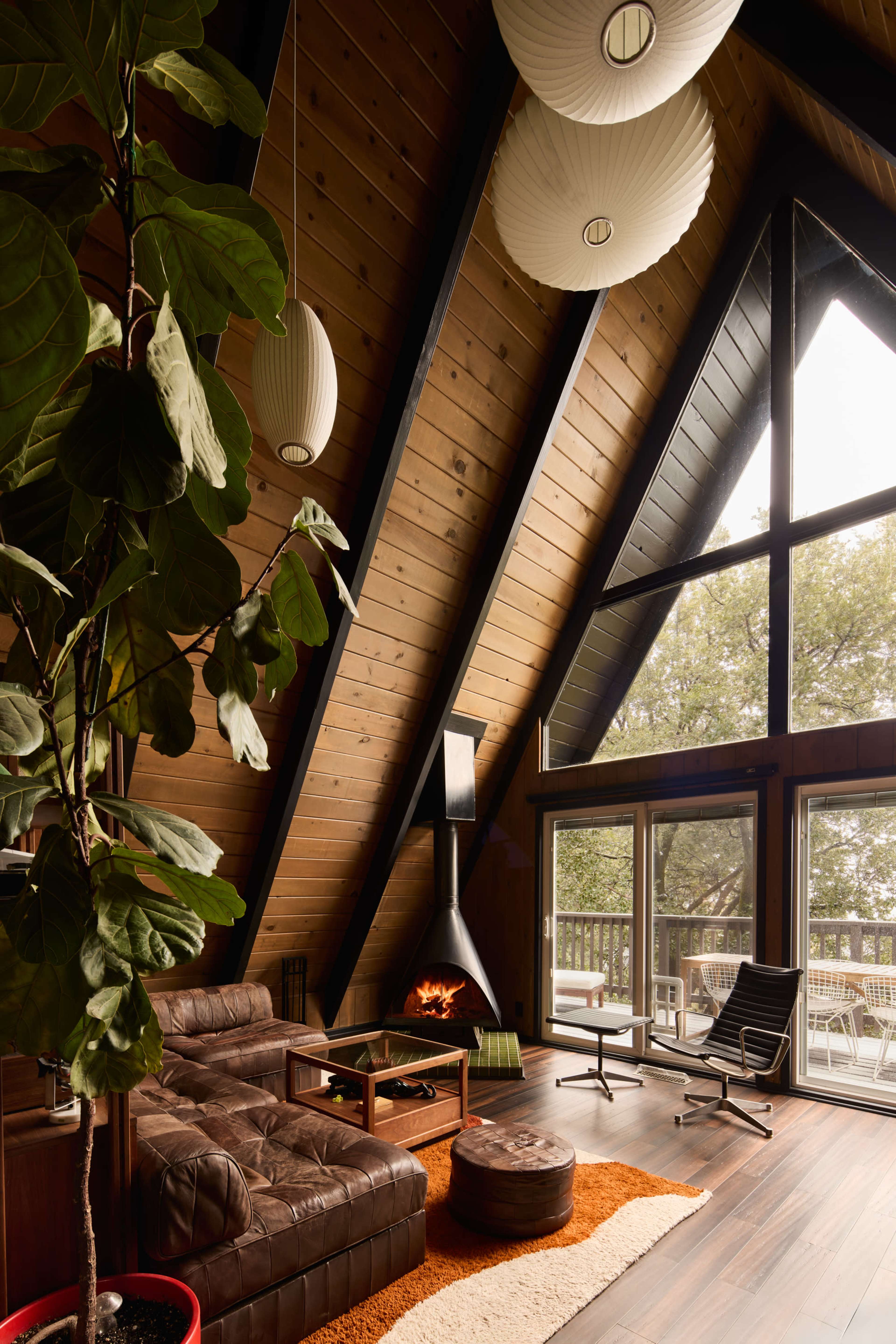 Mid-Century Curated 1970s A-Frame Image in Lake Arrowhead, Lake Arrowhead, CA