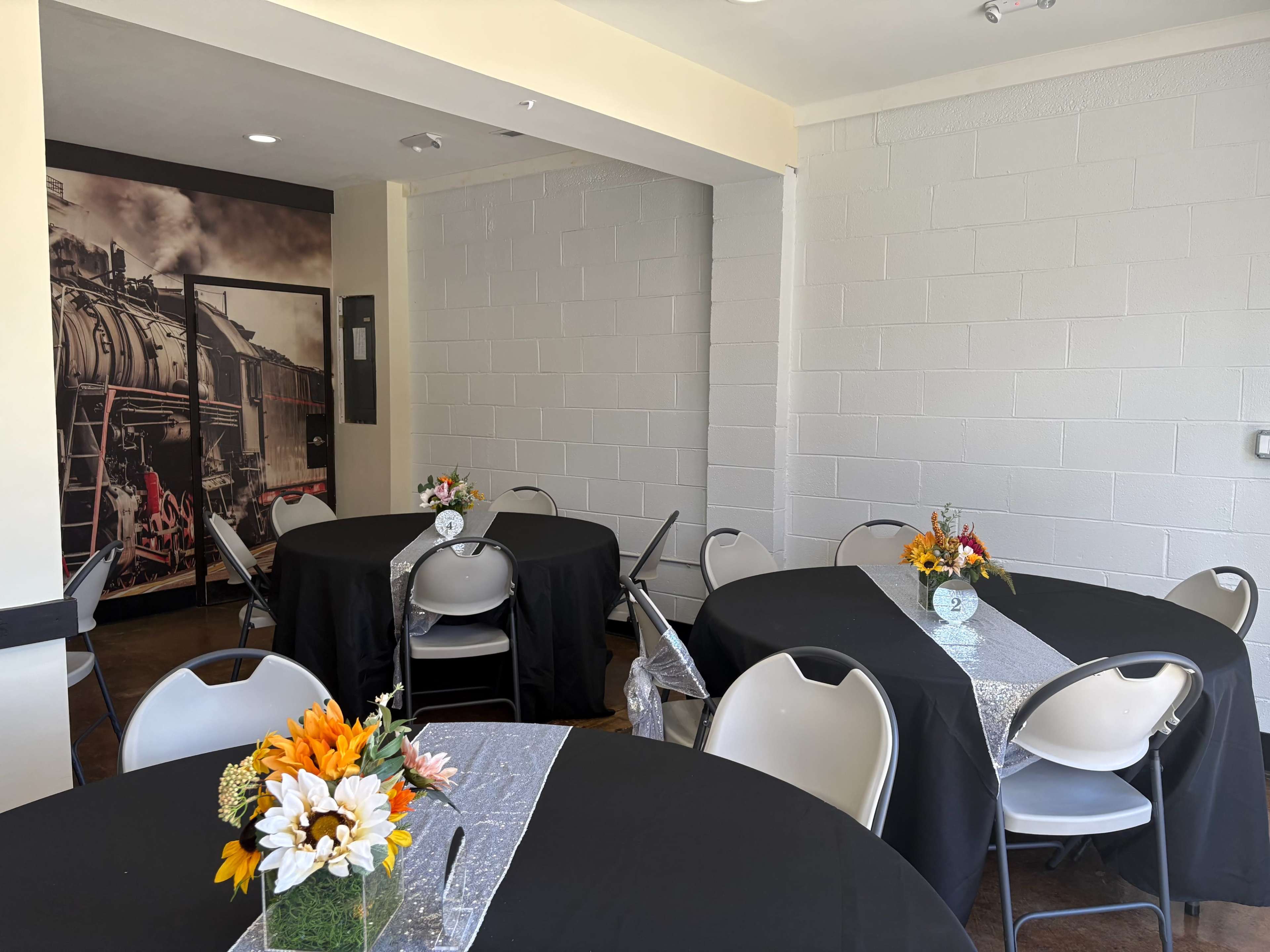 Cozy, private event space with vintage locomotive dining car bar/lounge suite Image in Highland Springs, Highland Springs, VA