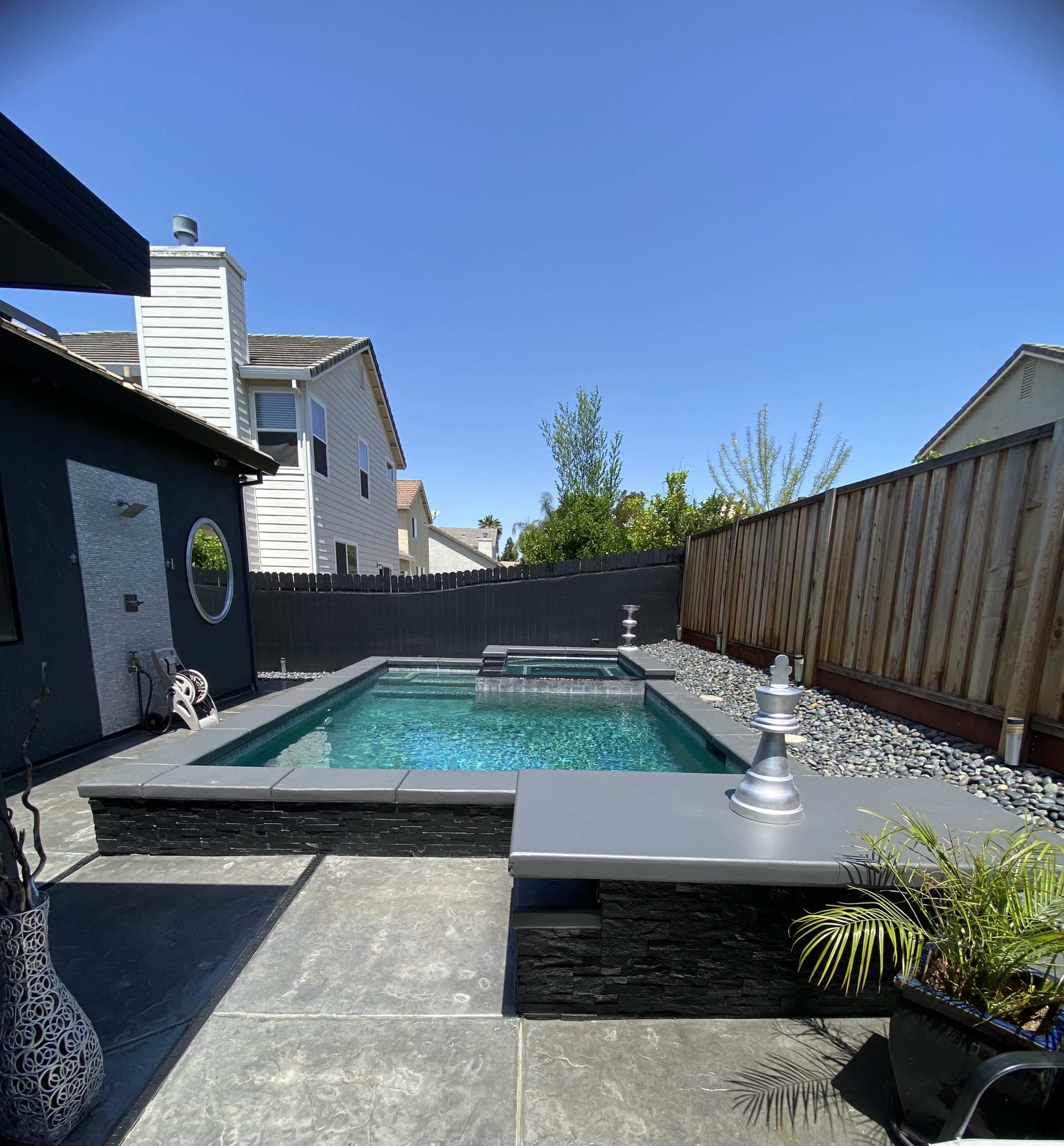 CUSTOM BACKYARD POOL  AND PARTY SPACE Image in Elk Grove, Elk Grove, CA