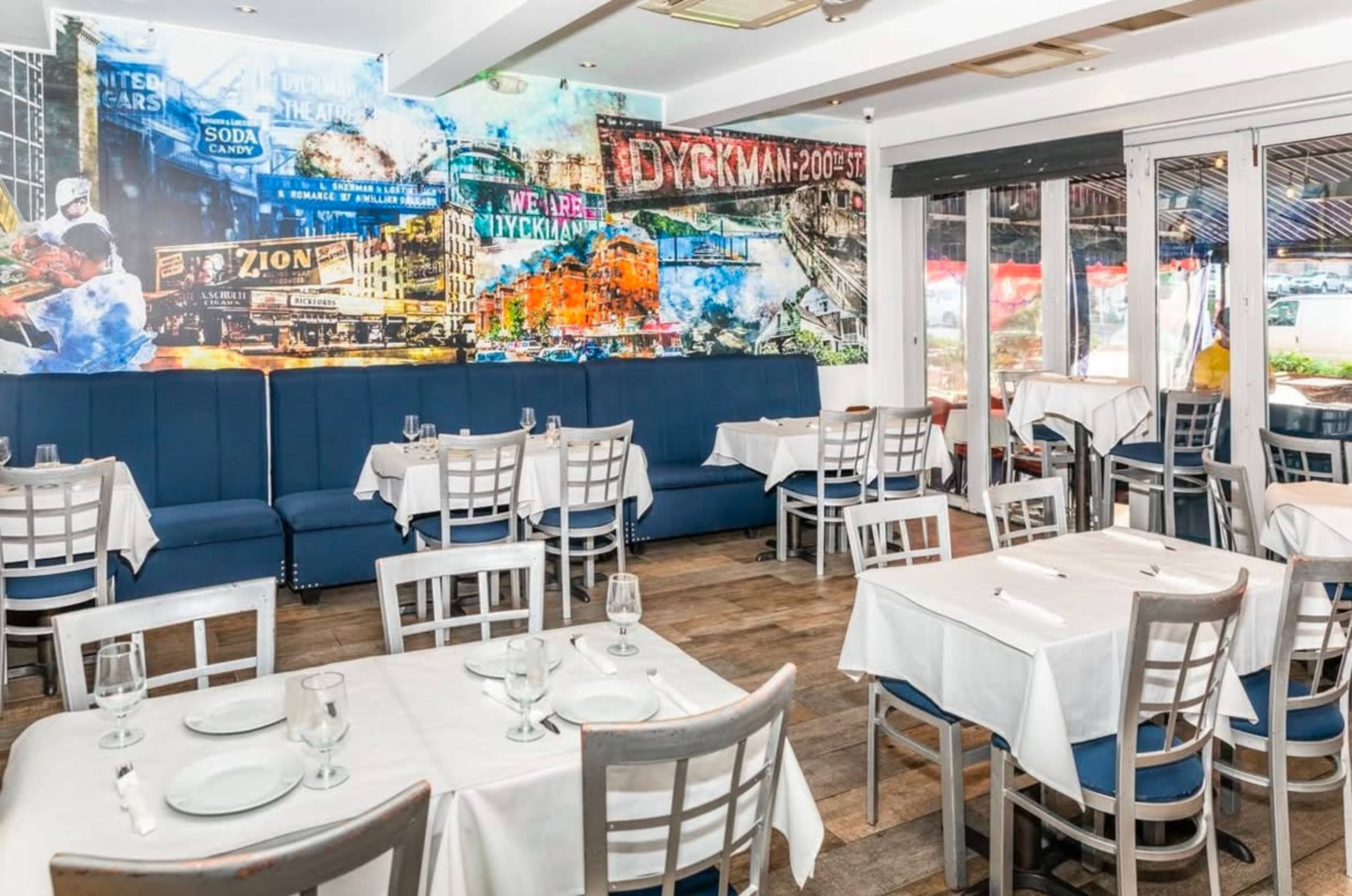 Festive uptown restaurant in the heart of Inwood Manhattan Image in Little Dominican Republic, Inwood, NY