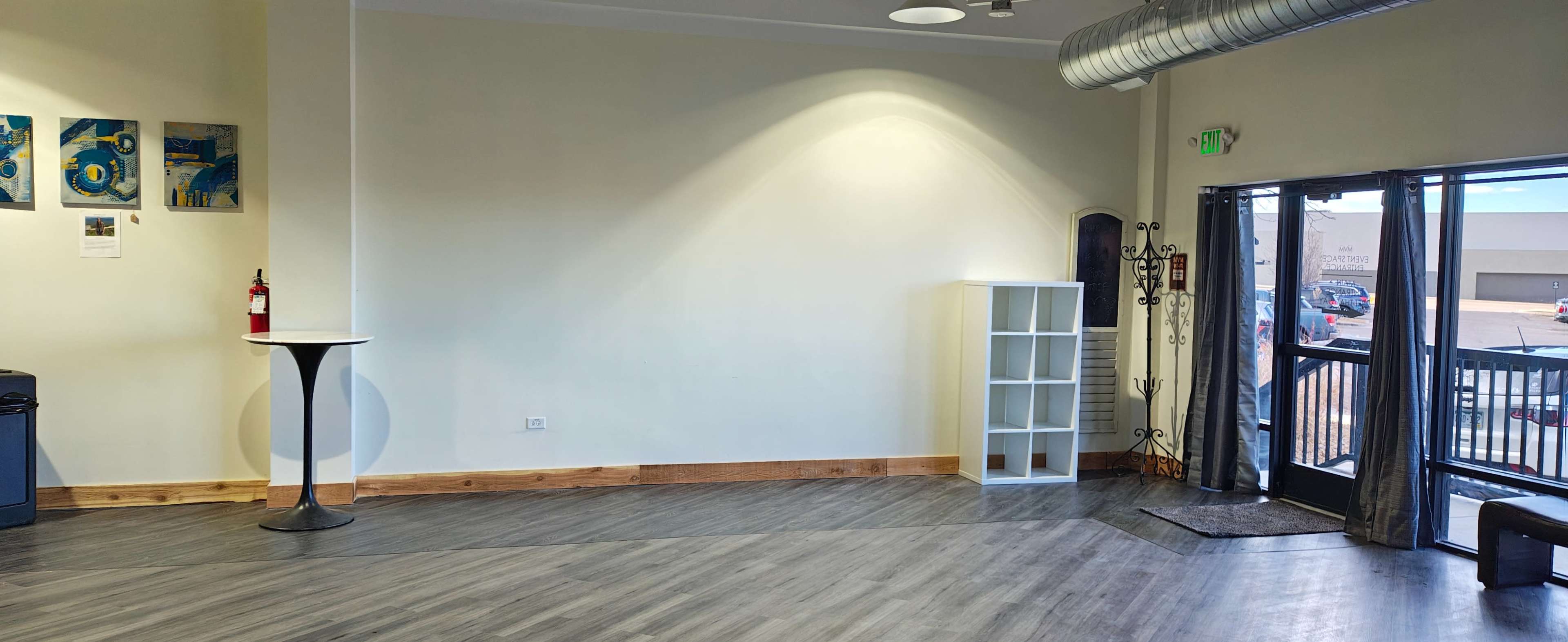 Suburban event space 1100 sq ft room inside a vintage store, with private entrance. Image in Northridge, Highlands Ranch, CO