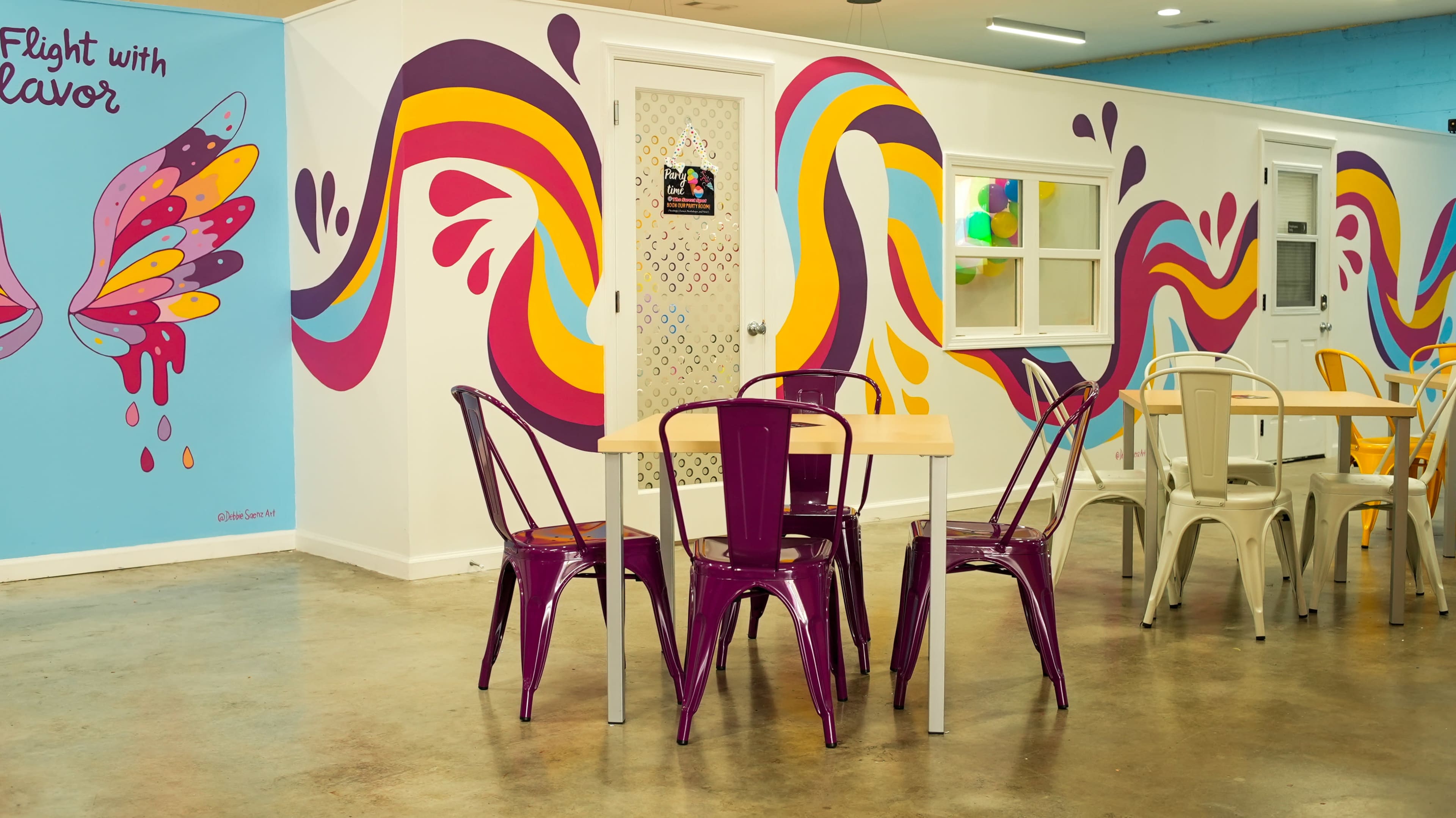 Colorful Ice Cream & SnoBall shop with Event Space Image in Loganville, Loganville, GA