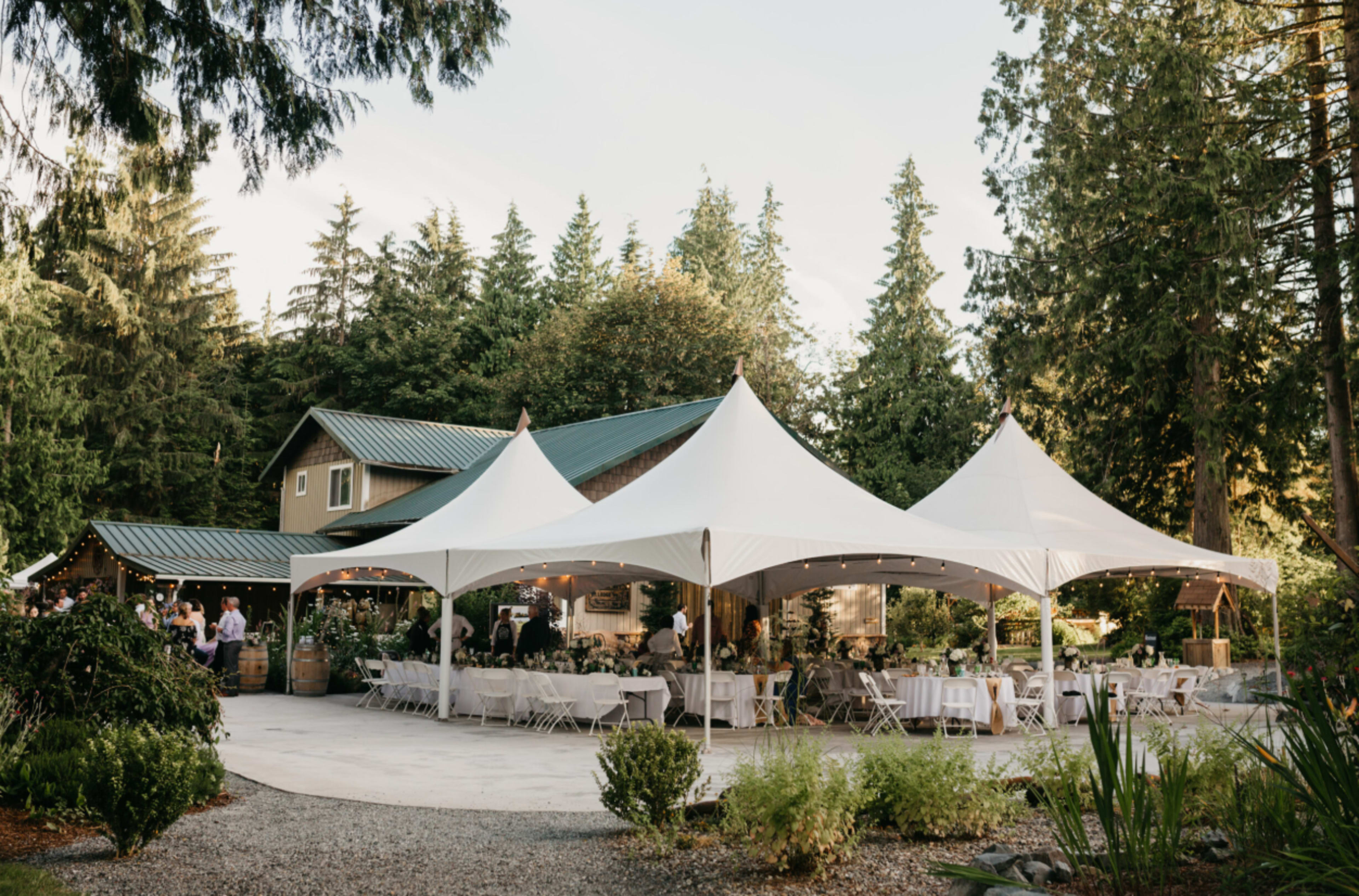 Lodge, woods, mountains, gardens Image in , snohomishh, WA