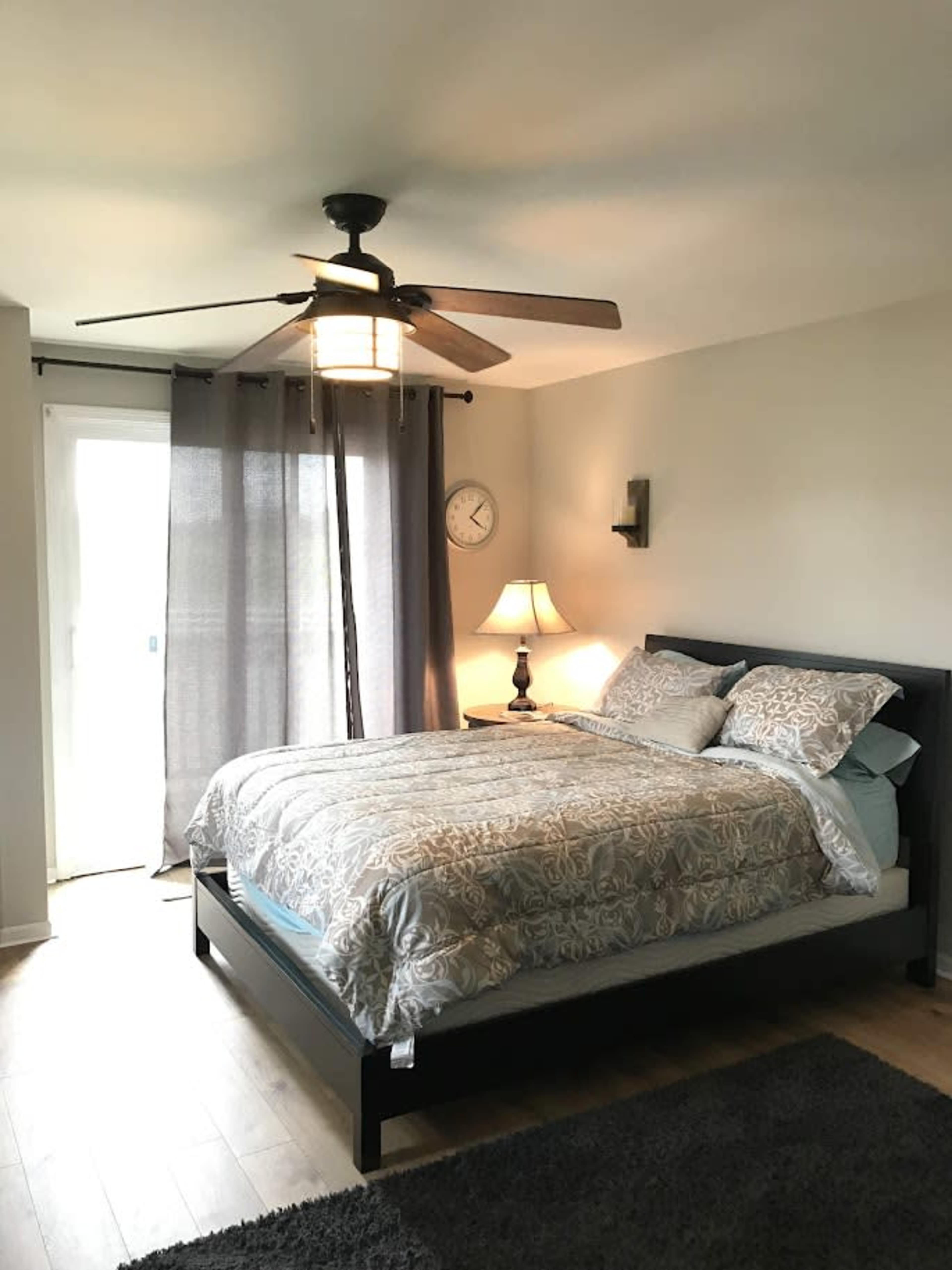 Country feel, minutes to town!   Horses surrounding the ranch, visible from all the windows in this spacious Horse Ranch home.   Outside spaces including barn, tiny home, picnic tables available to guests. Image in Ada Township, Ada, MI