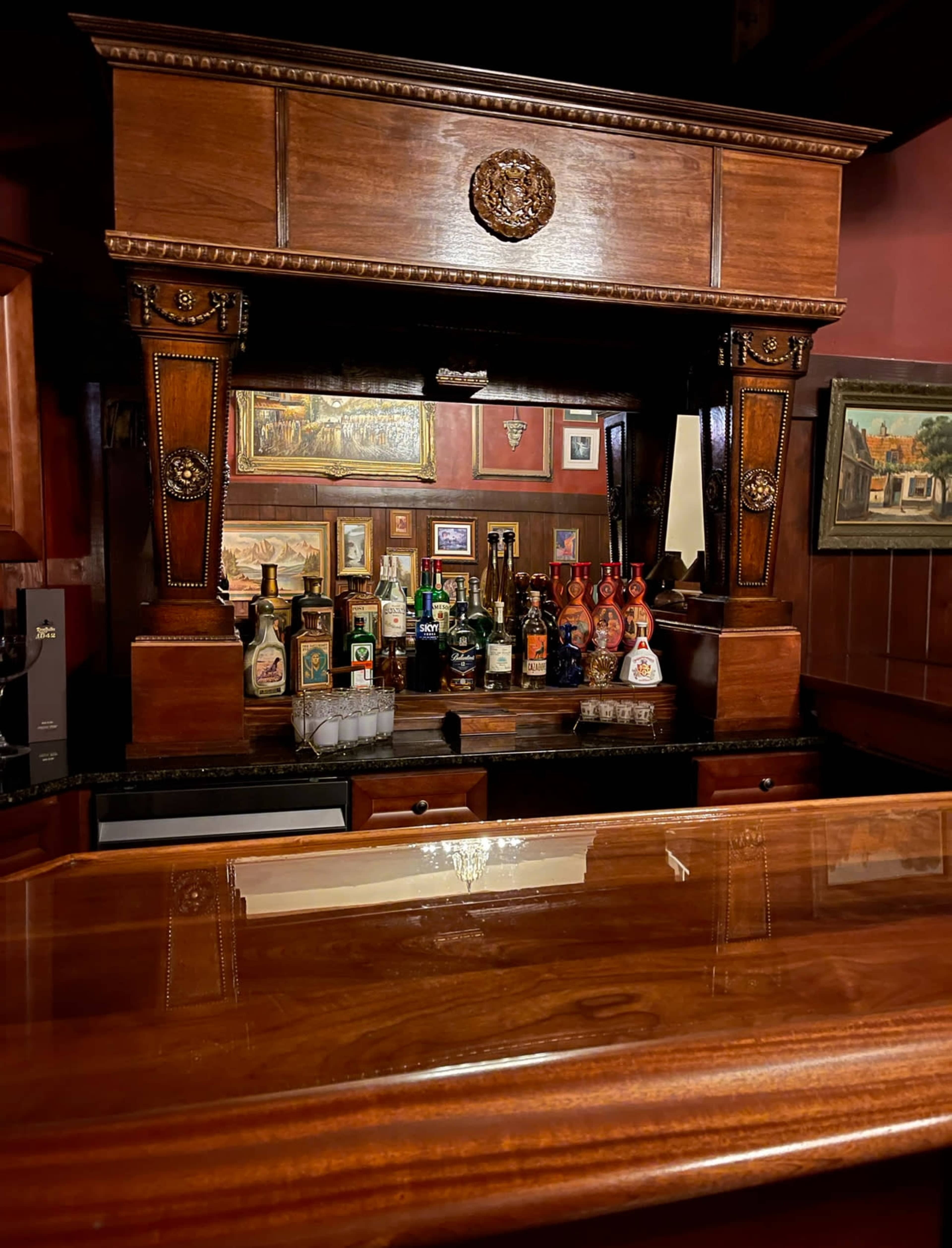 Bar lounge with a fireplace and stage. Image in North Hollywood, North Hollywood, CA