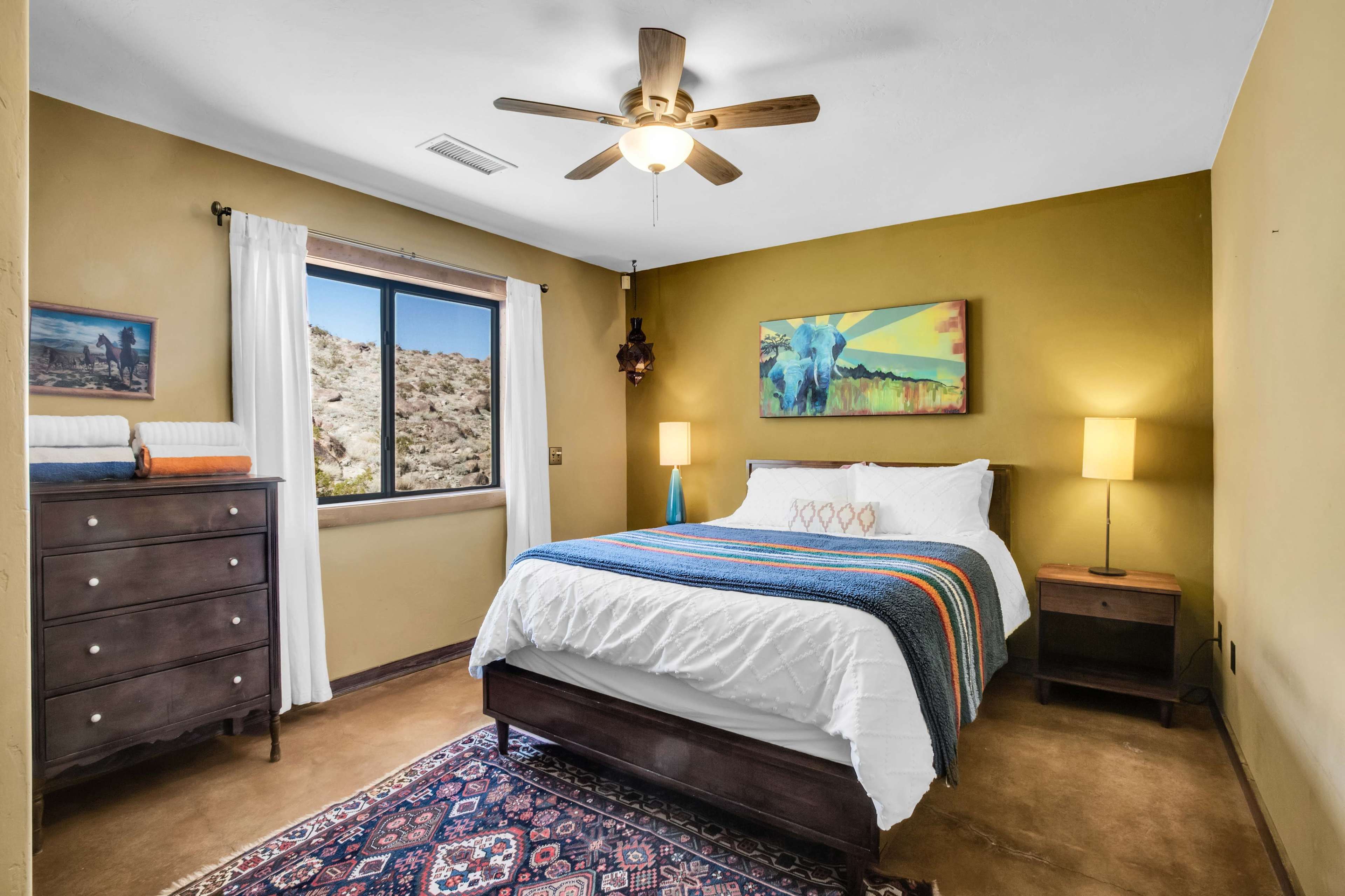 Private oasis (5 acres) with a 360 View & Hot Tub Image in , Joshua Tree, CA