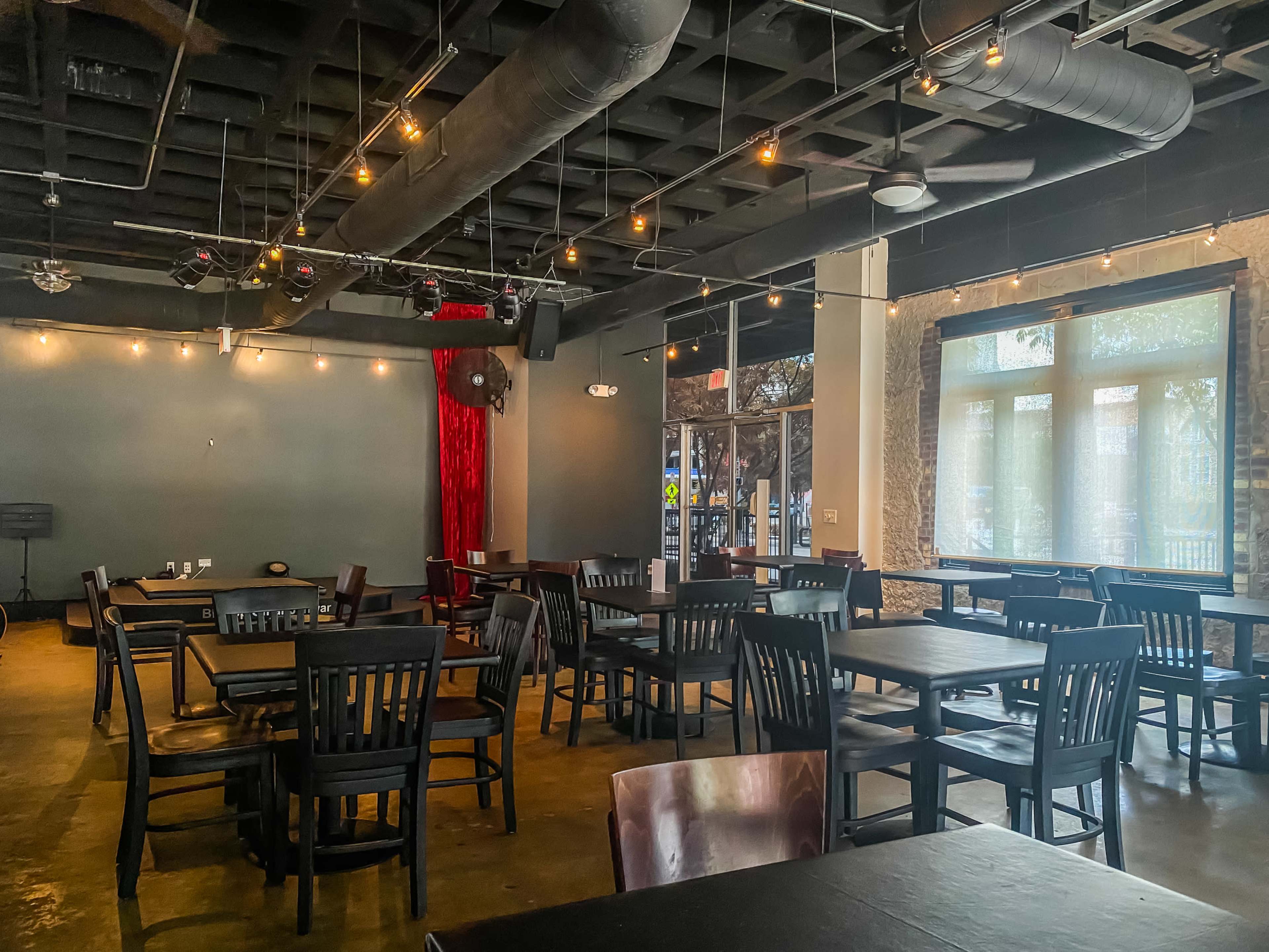 Stylish Bistro Space with Modern Charm Versatile Dining & Event Venue Chic Restaurant Setting for Gatherings Cozy Yet Elegant Event Space Modern Bistro Vibes for Any Occasion Intimate Space with a Trendy Touch Warm & Inviting Venue for Celebrations Image in Cedars, Dallas, TX