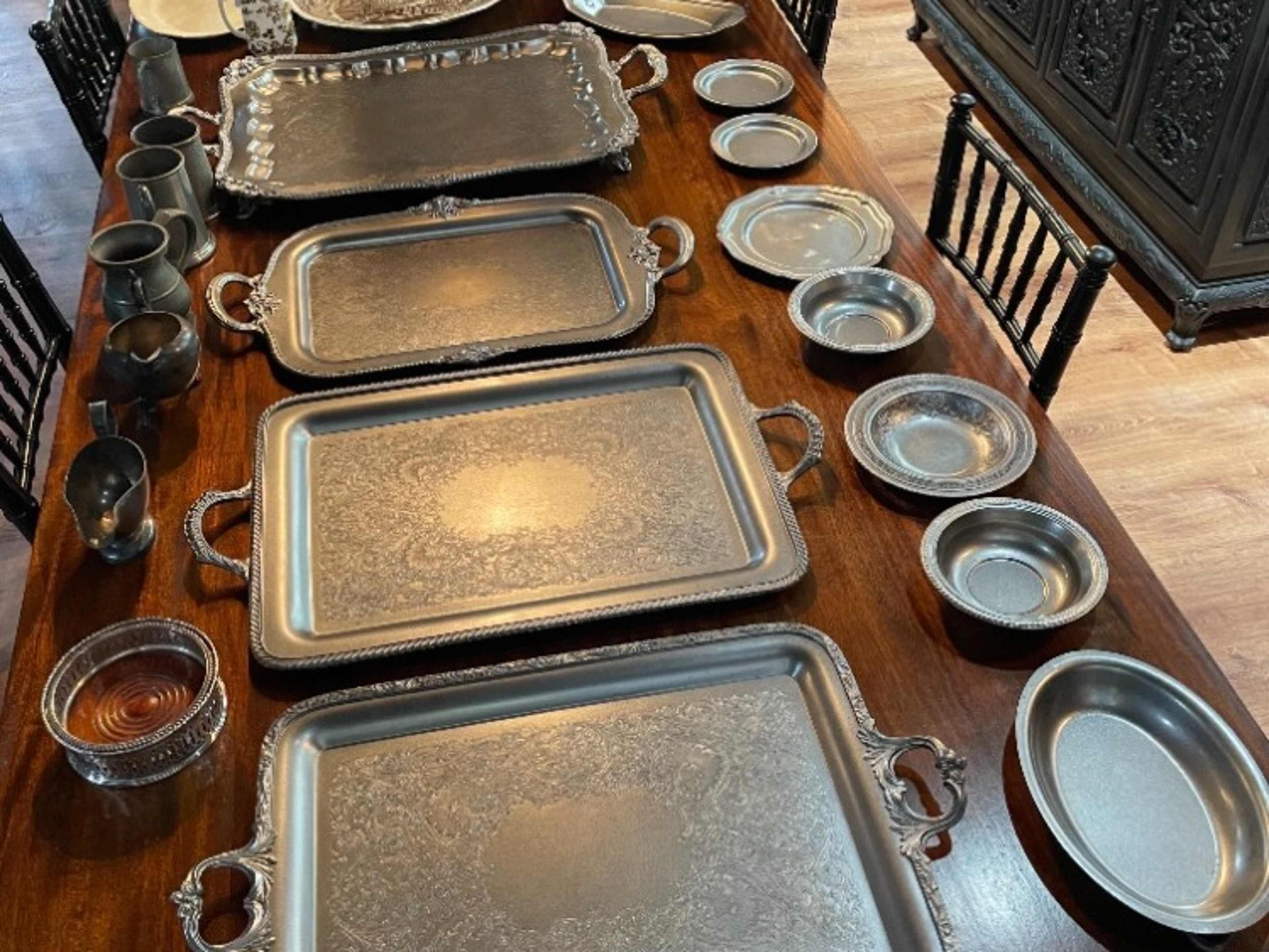 Serving Platters, Utensils, & Vases