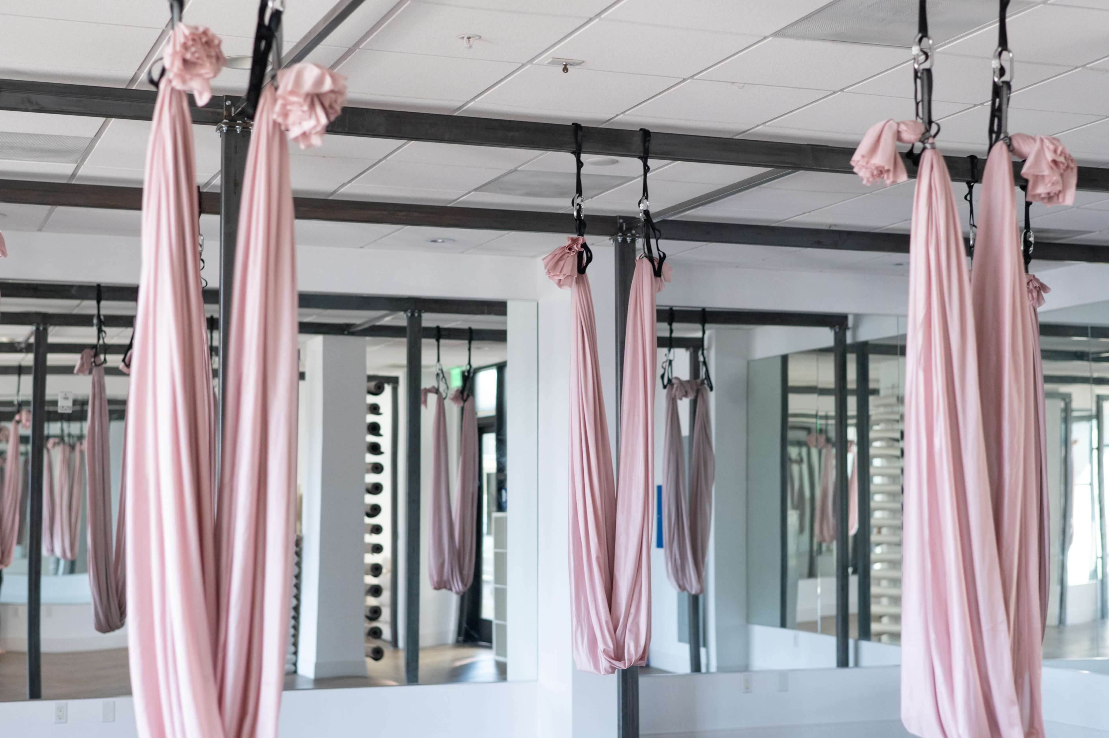Breathtaking Aerial Yoga Studio with Natural Light Image in Huntington Beach, Huntington Beach, CA