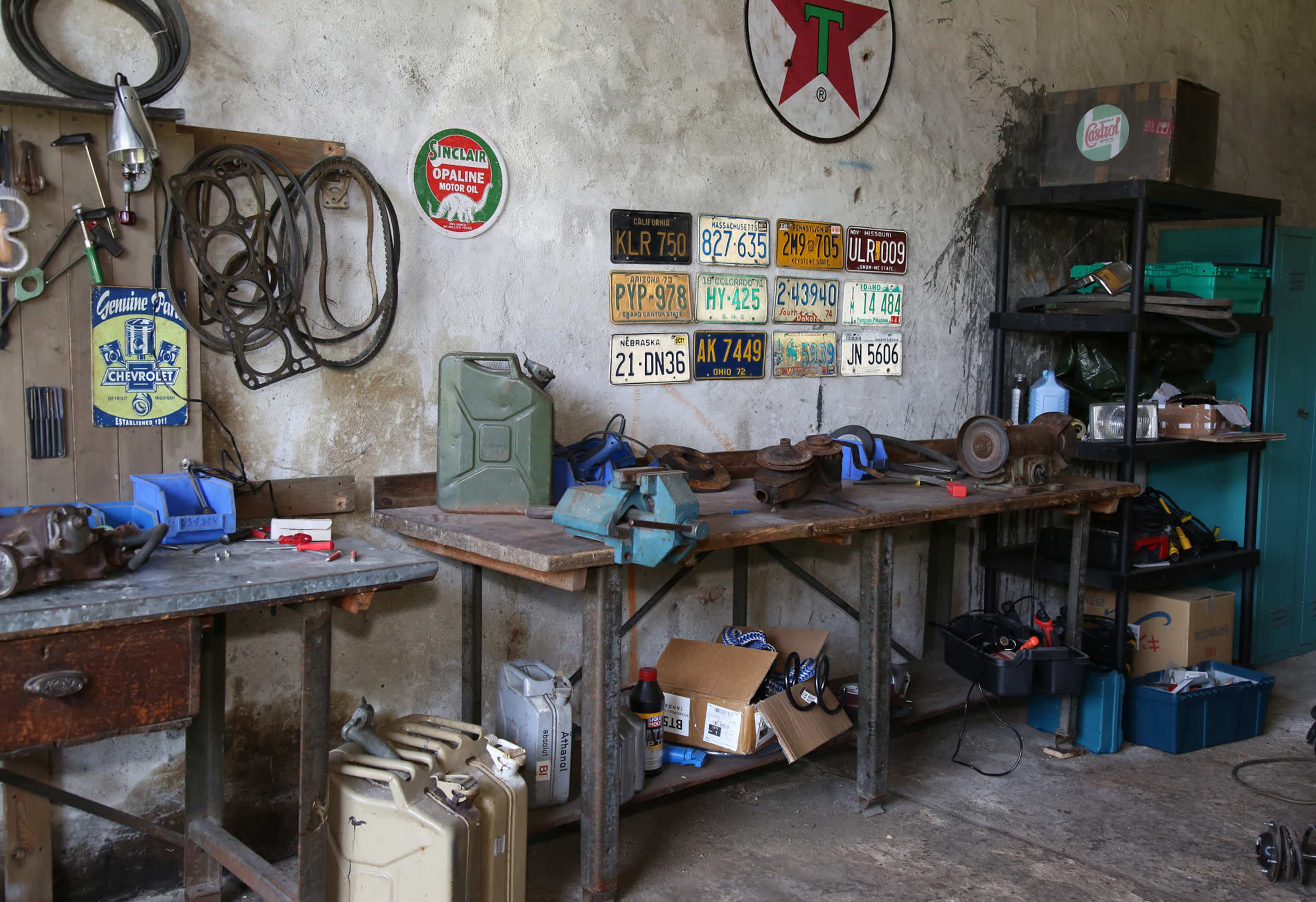 US Garage , oldstyle, Oldtimer Bild in , Schönwalde-Glien, 