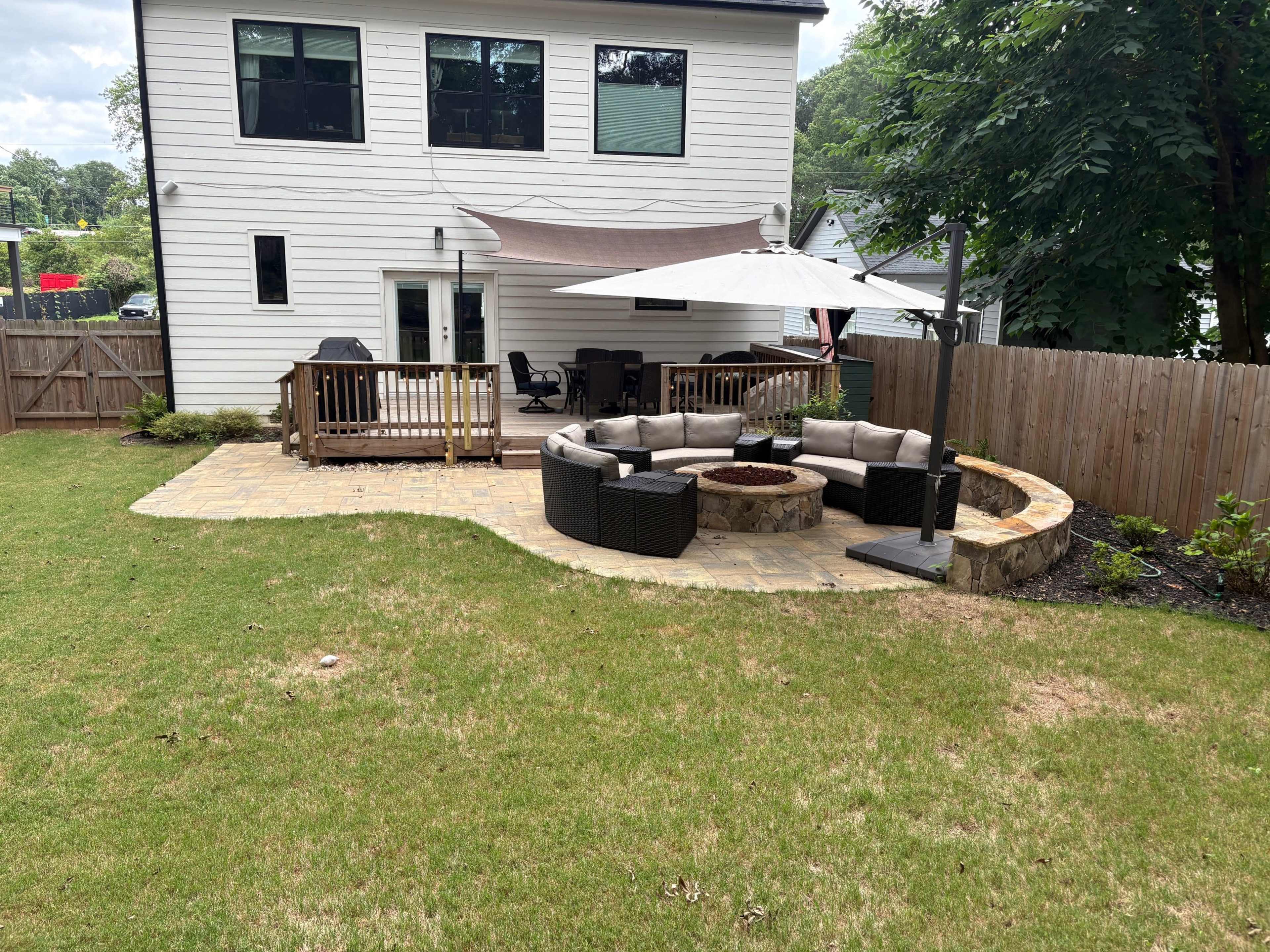 Bright, Modern Farmhouse Near BeltLine | Film-Ready Interior & Backyard Image in Westview, Atlanta, GA