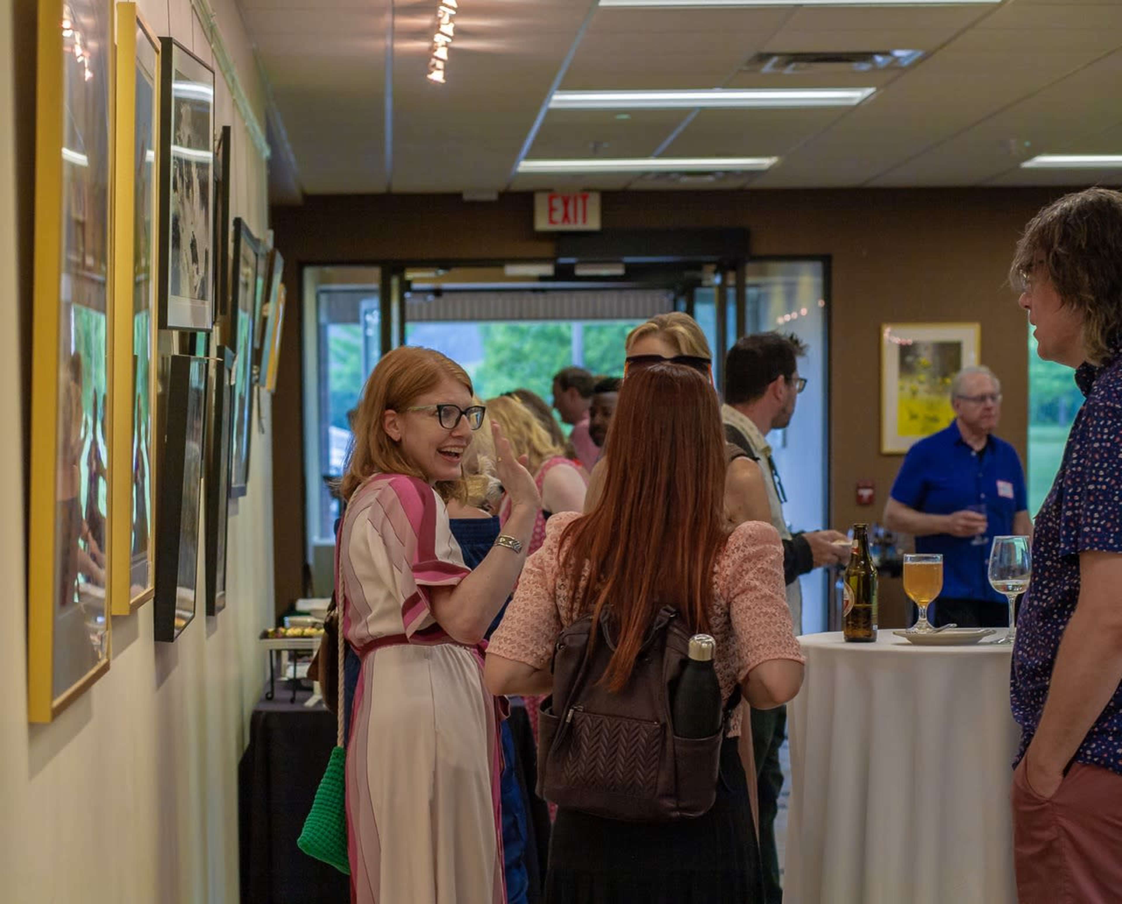 Flexible gallery space with modern ammendities (including caterer's kitchen) featuring local artists in a rural setting overlooking historic woods and farmland. Image in Macon Township, Clinton, MI