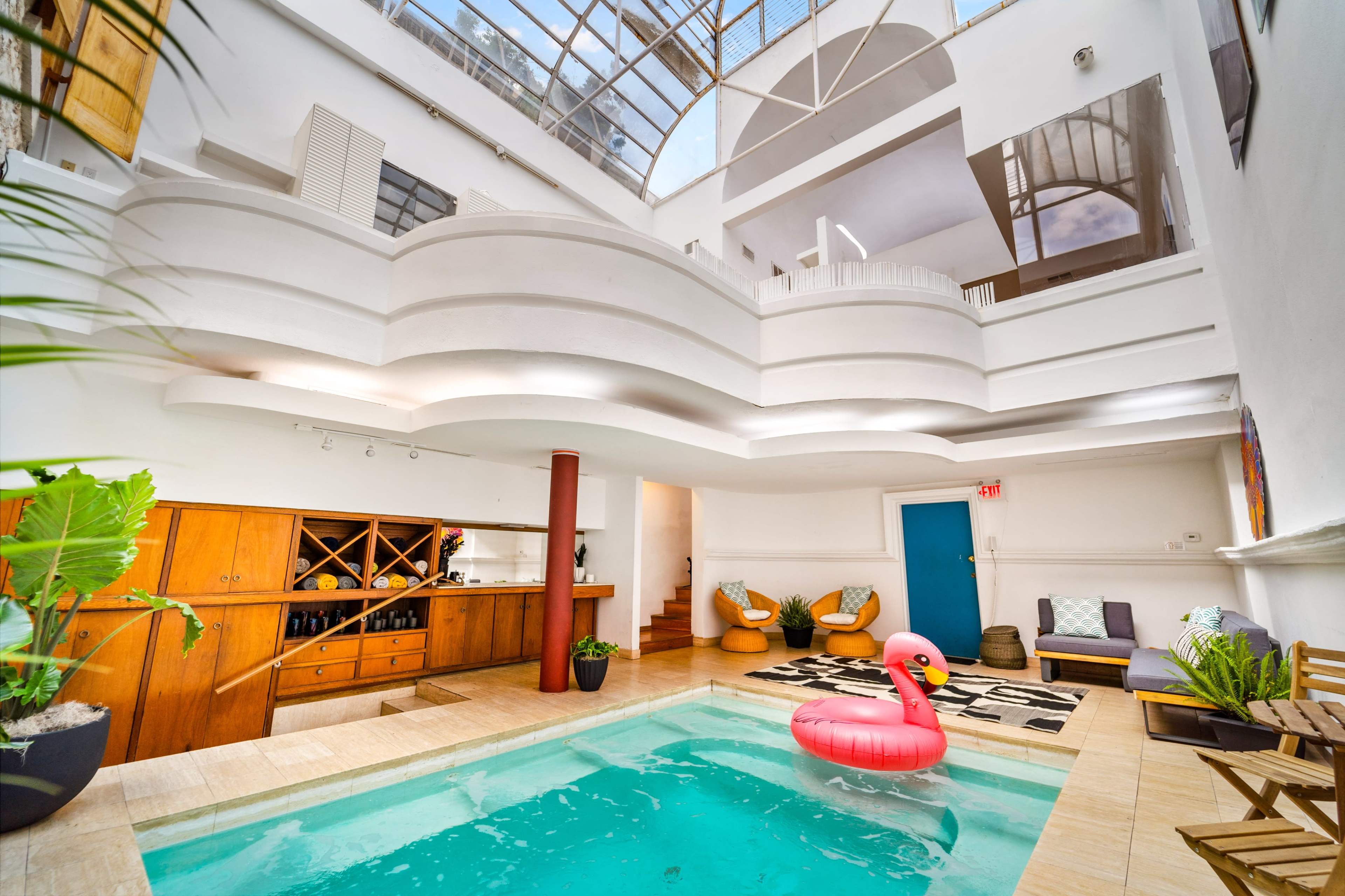 Historic Old 6th St Estate w Glass Ceiling and Indoor Pool Image in Downtown Austin, Austin, TX