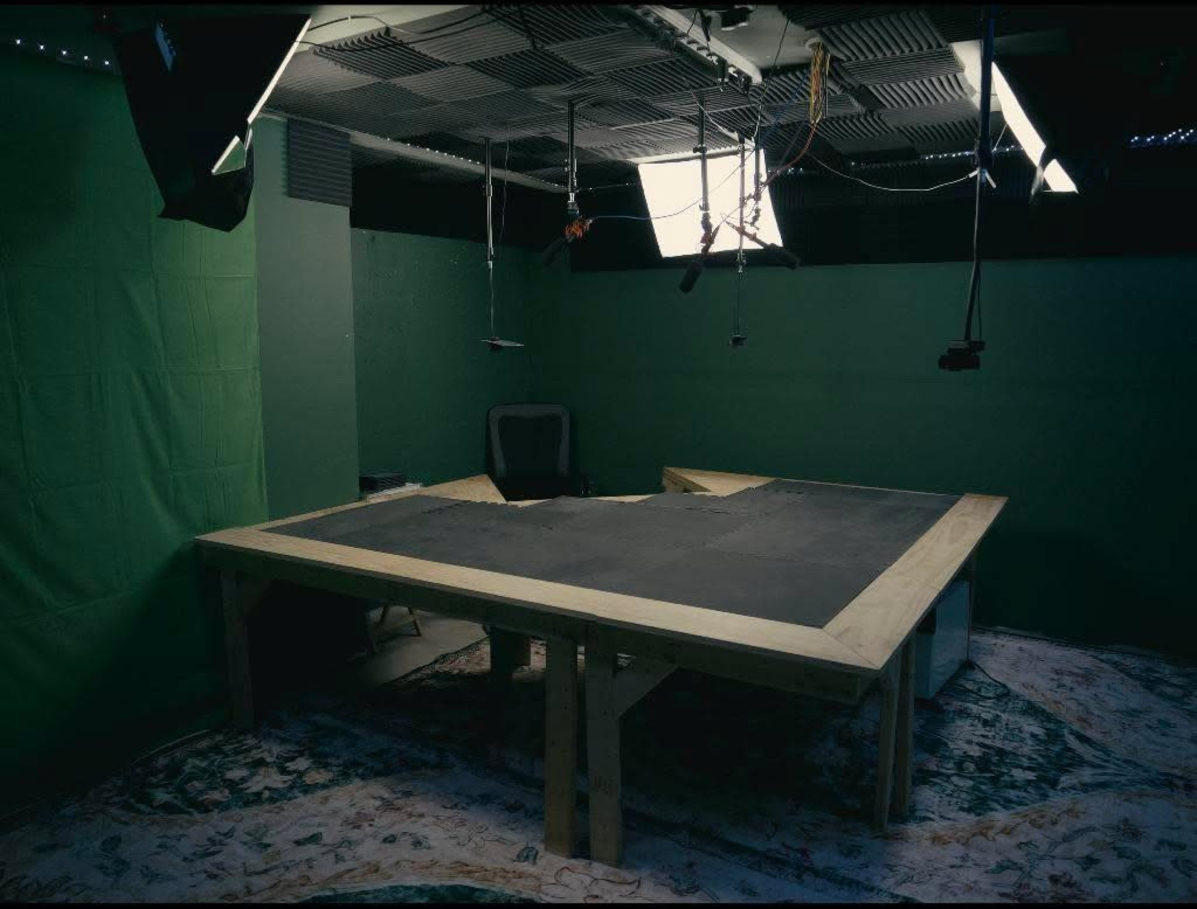Large Podcast Space with Green Screens on Every Wall Image in , Jonesboro, GA