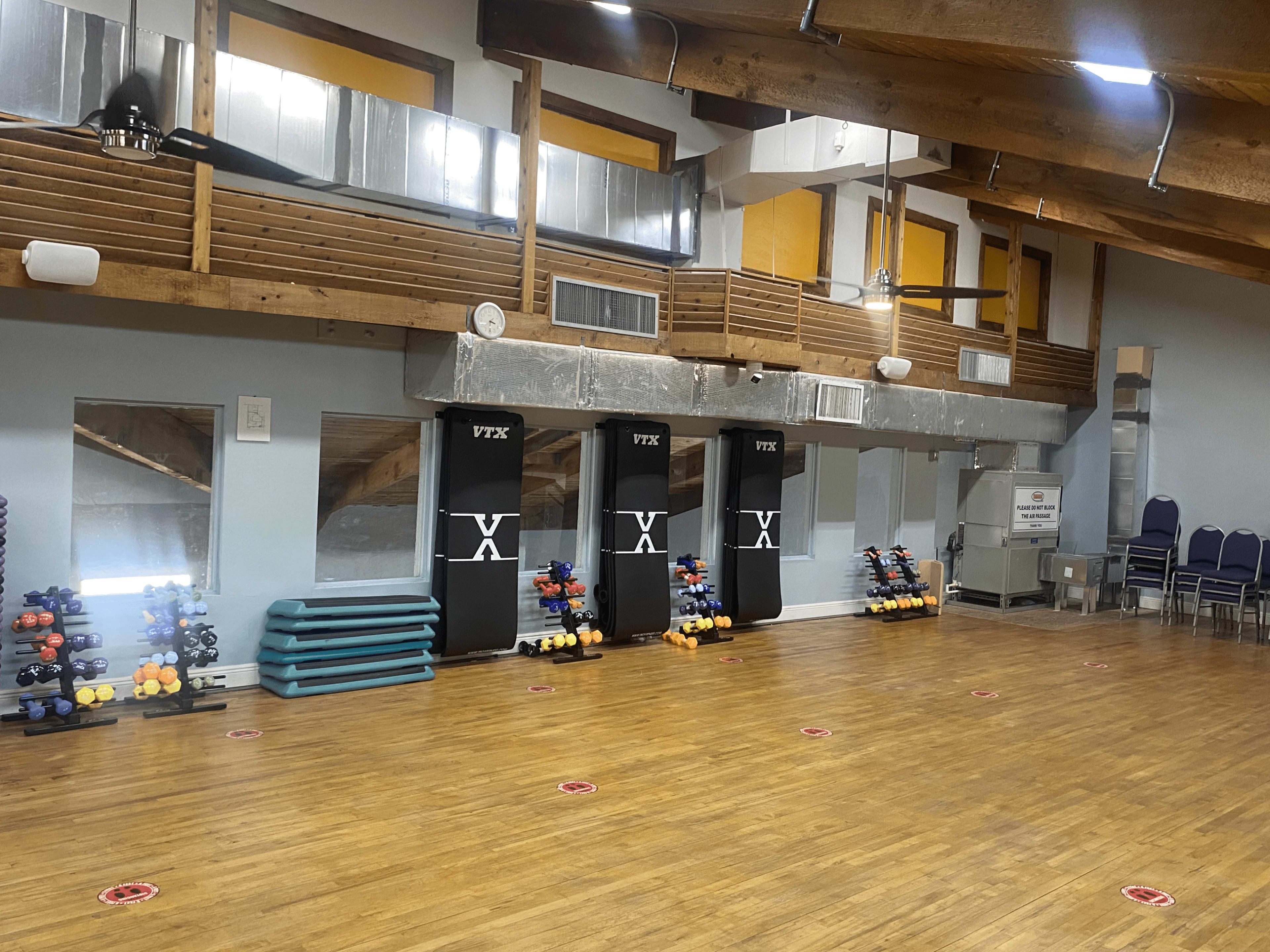 Fitness Gym Aerobic/Dance Area with Full Mirrors Image in Tamarac, Tamarac, FL