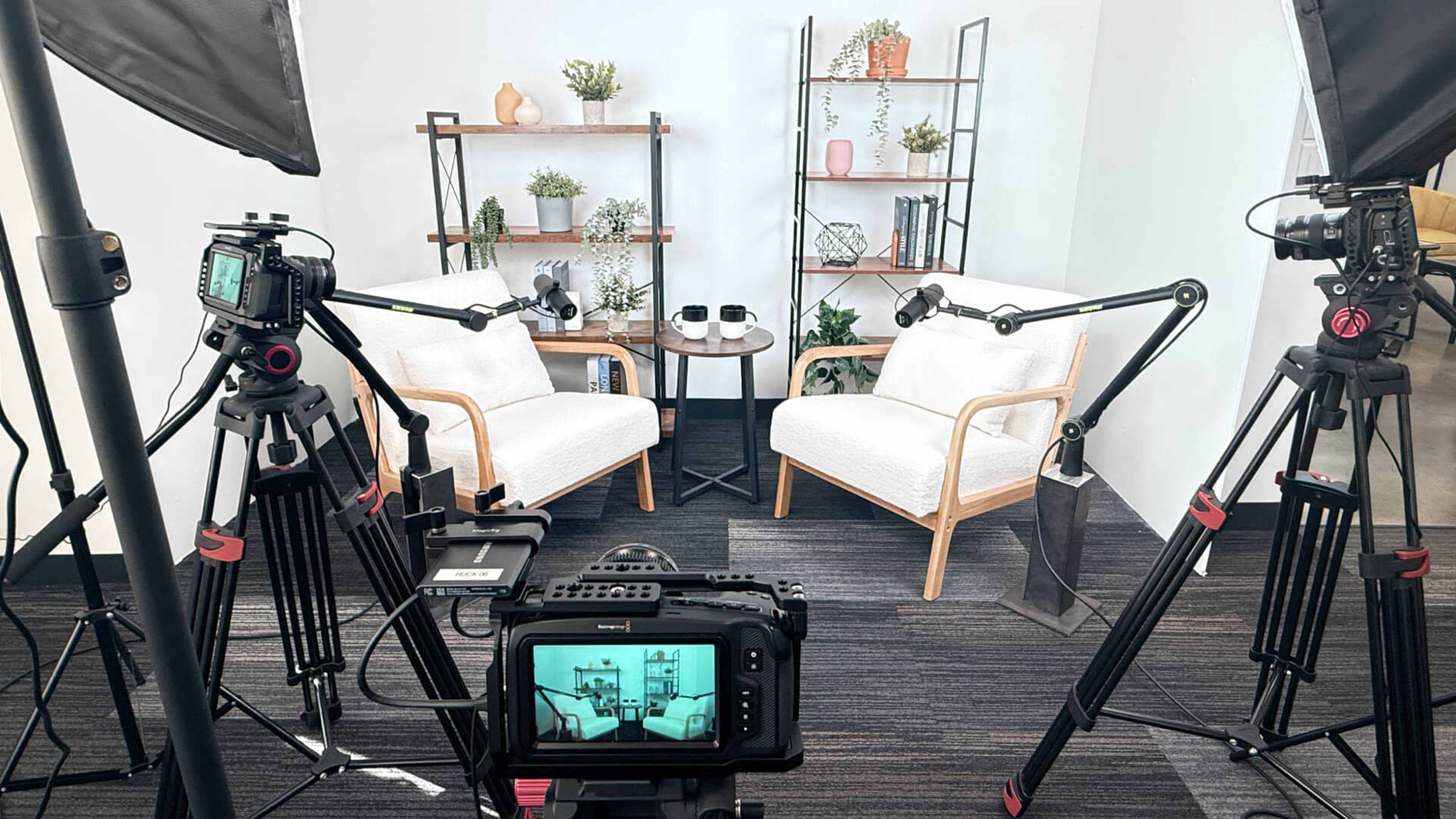 Podcast Studio Includes Cameras, Mics, Flat Fee (see description) Image in Century City, Los Angeles, CA