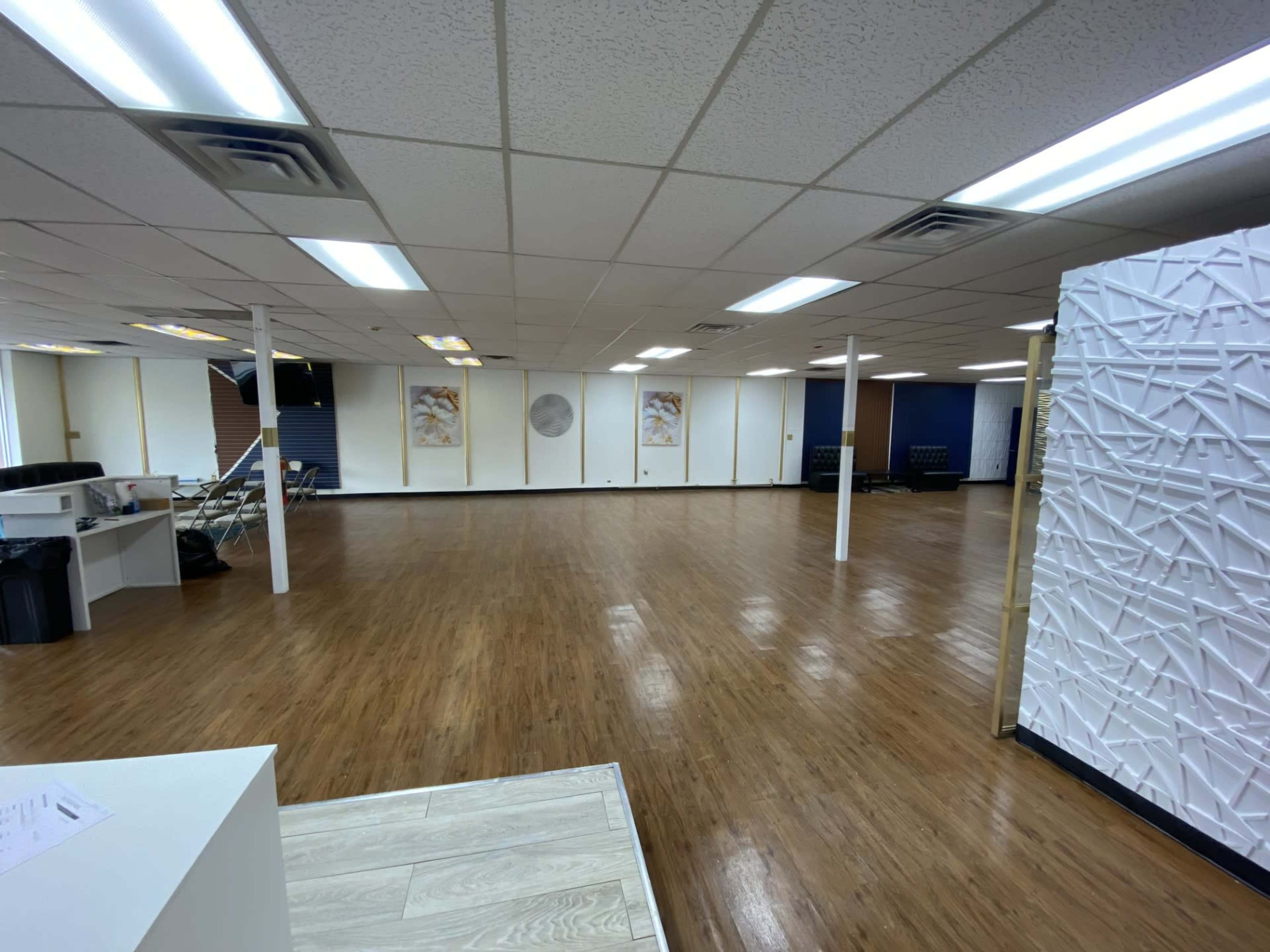 South side event space with stage Image in Riverdale, Riverdale, GA