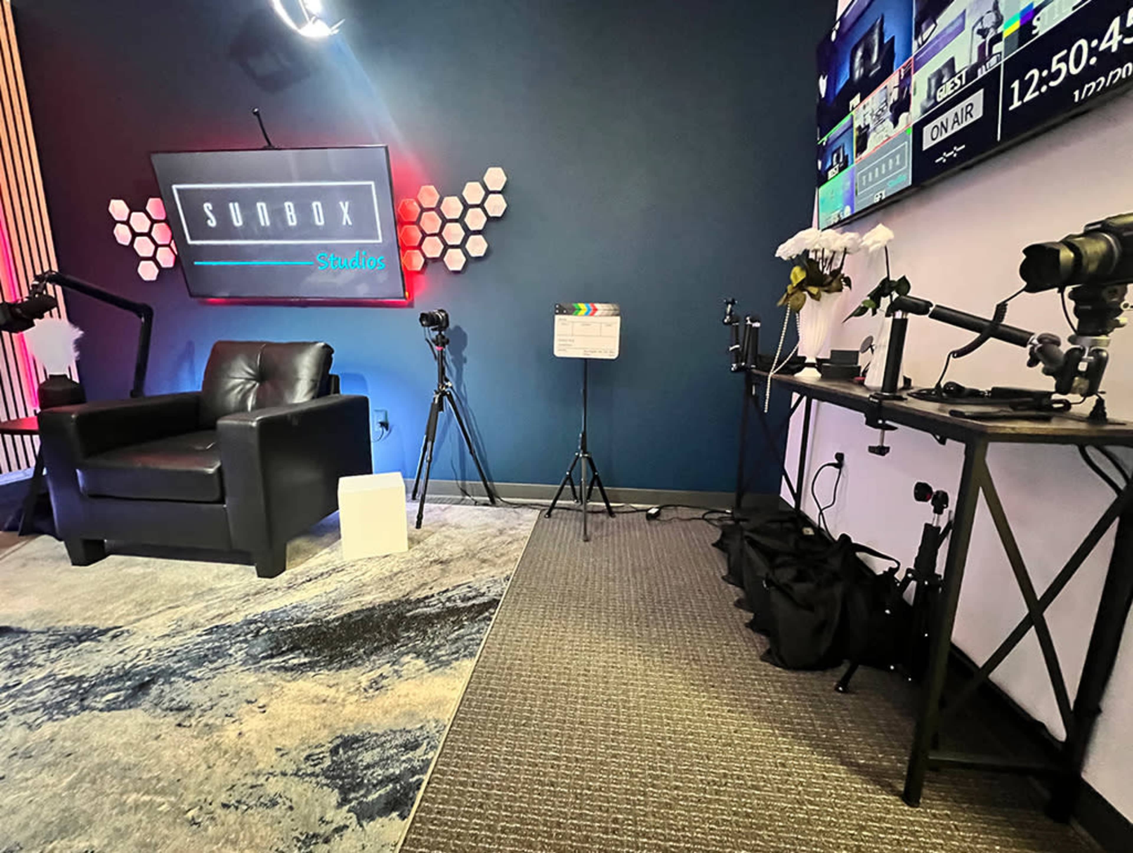 Centrally Located Podcast Studio in South Orange County - Sunbox Studios Image in Rancho Santa Margarita, Rancho Santa Margarita, CA