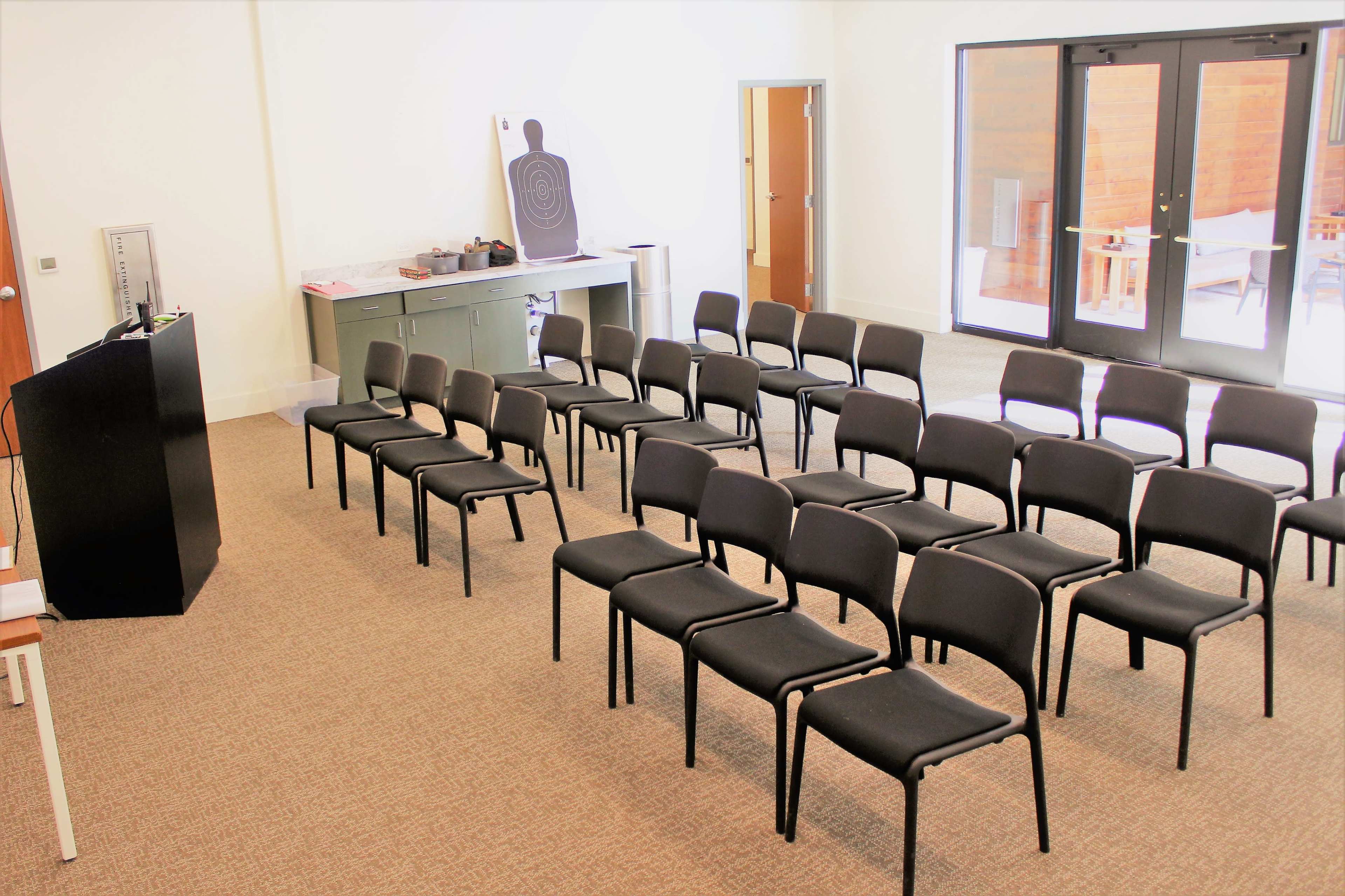 Conference Room inside Upscale Gun Club Image in Mrs Rosa J Spillmann Estates, Austin, TX