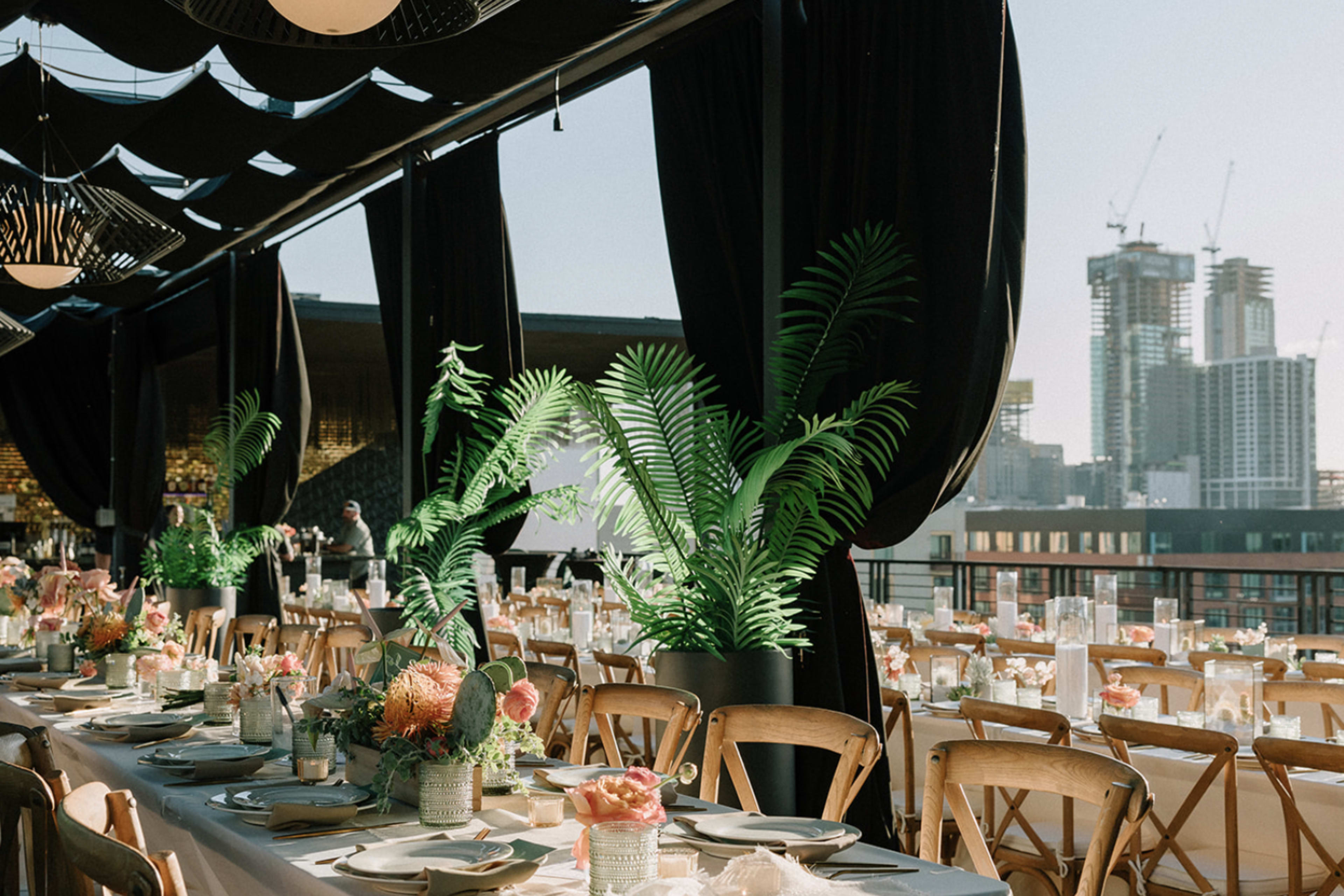 Downtown Roofdeck Event Space with Skyline View Image in East Cesar Chavez, Austin, TX