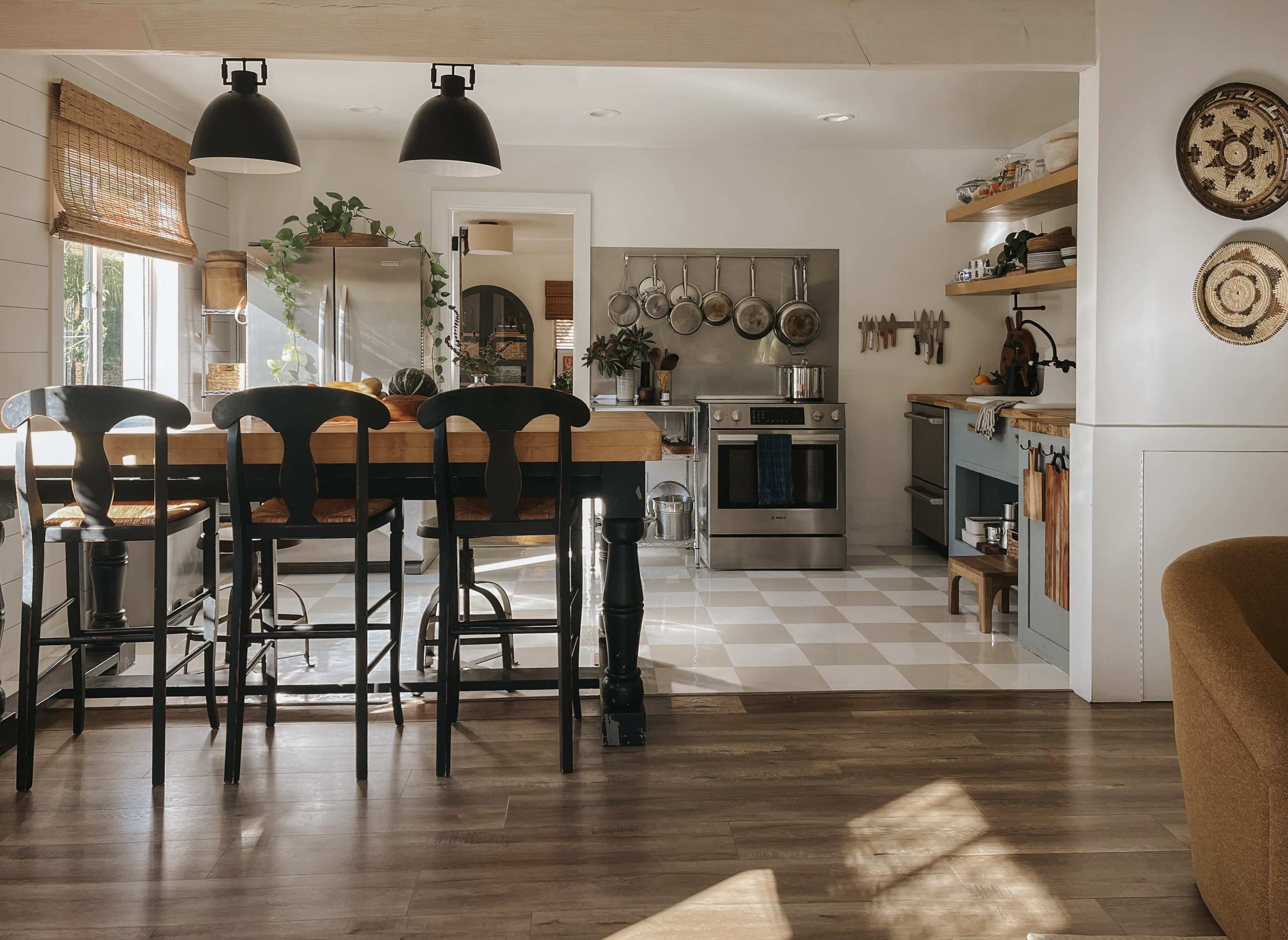 European Kitchen & Cozy Coastal Cottage Image in Leucadia, Encinitas, CA