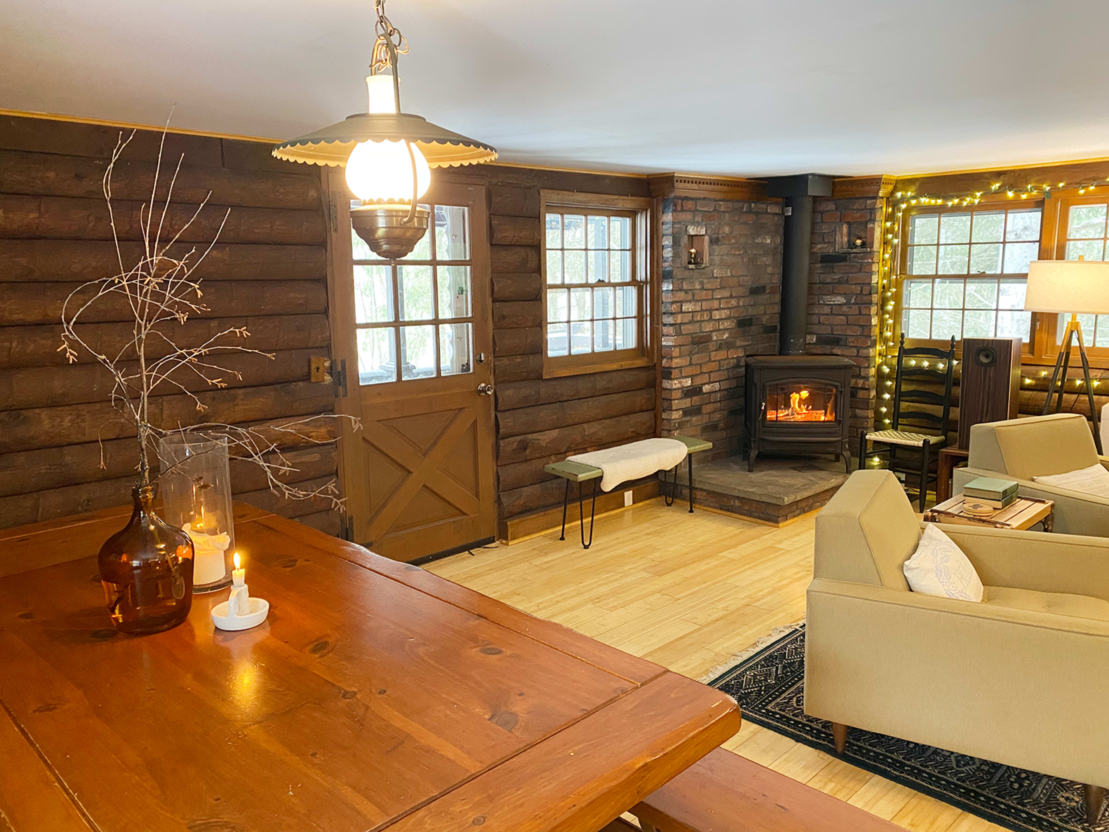 1970s Log Cabin in the Catskill Mountains Image in Colchester, Dowsville, NY