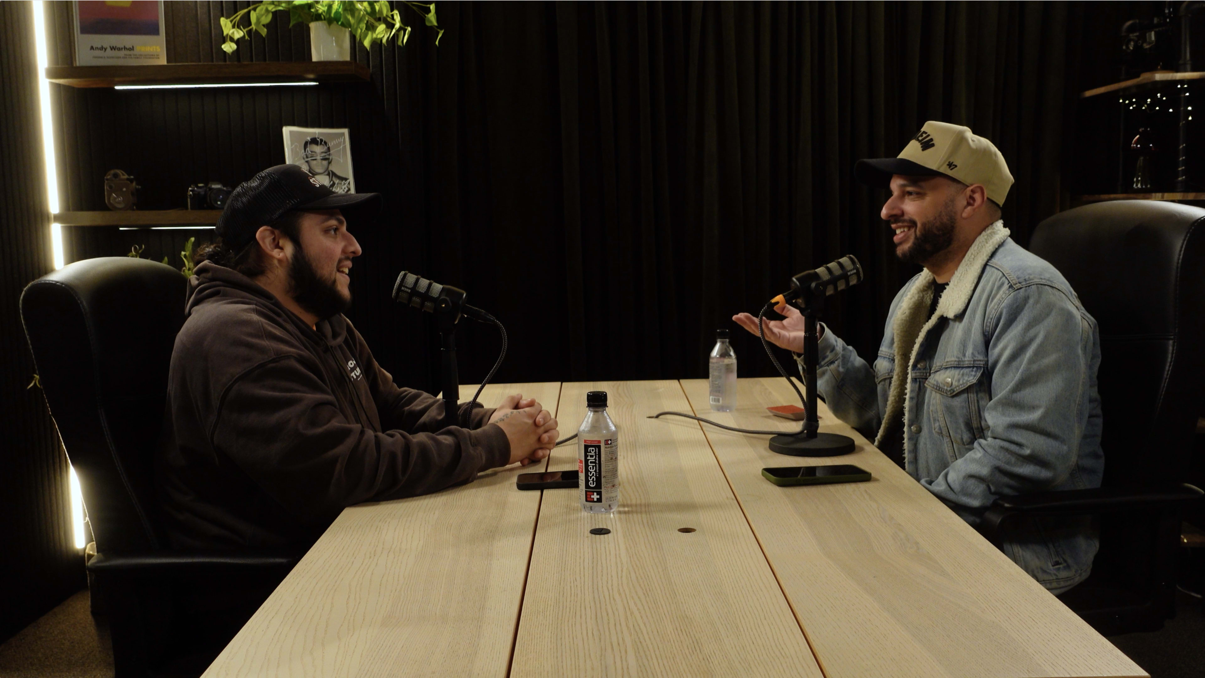 Tabletop Interview Podcast Studio | Cinematic Setup Image in Monterey Park, Monterey Park, CA