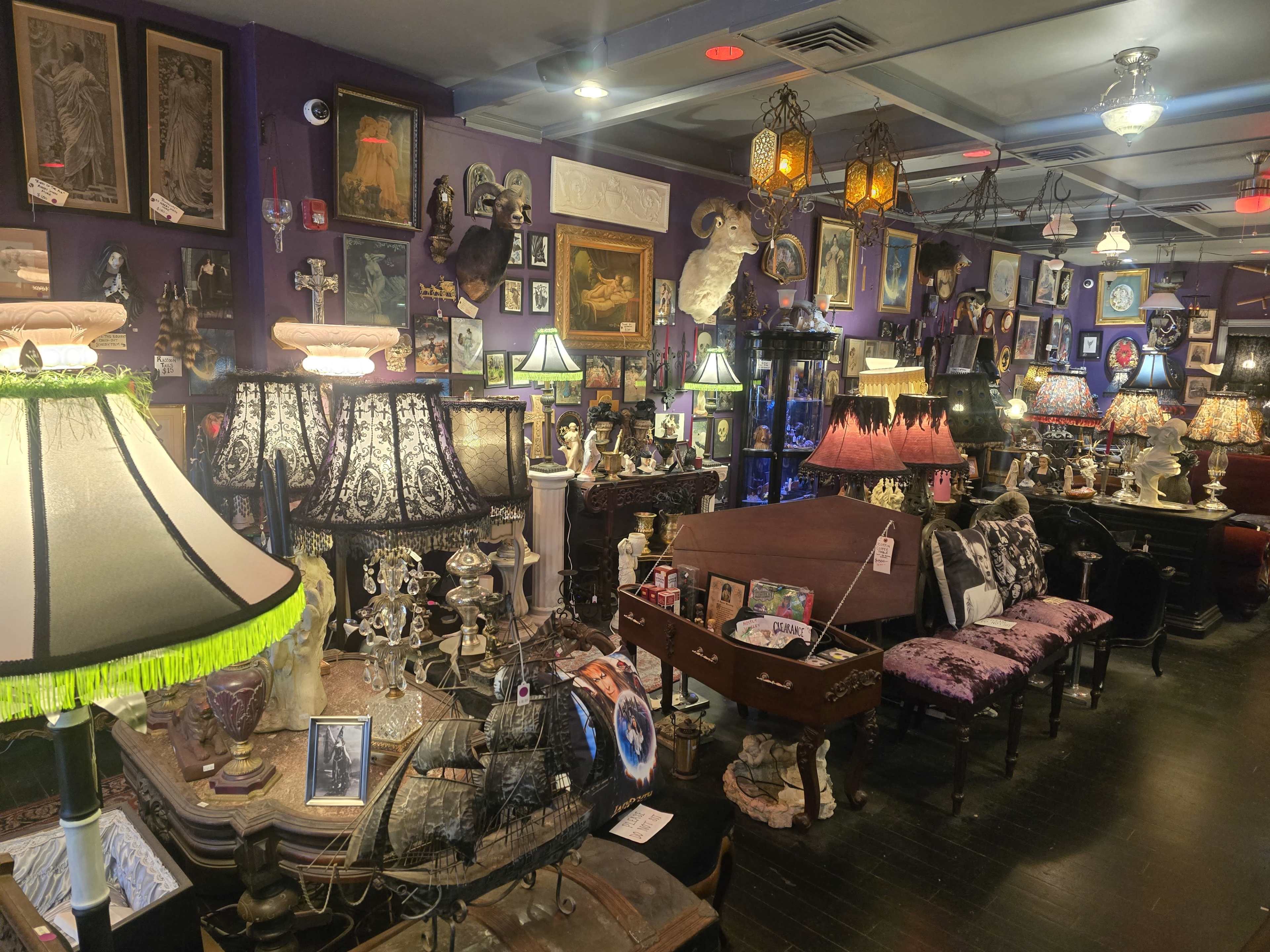 Gothic furniture store on South Street Image in Center City, Philadelphia, PA