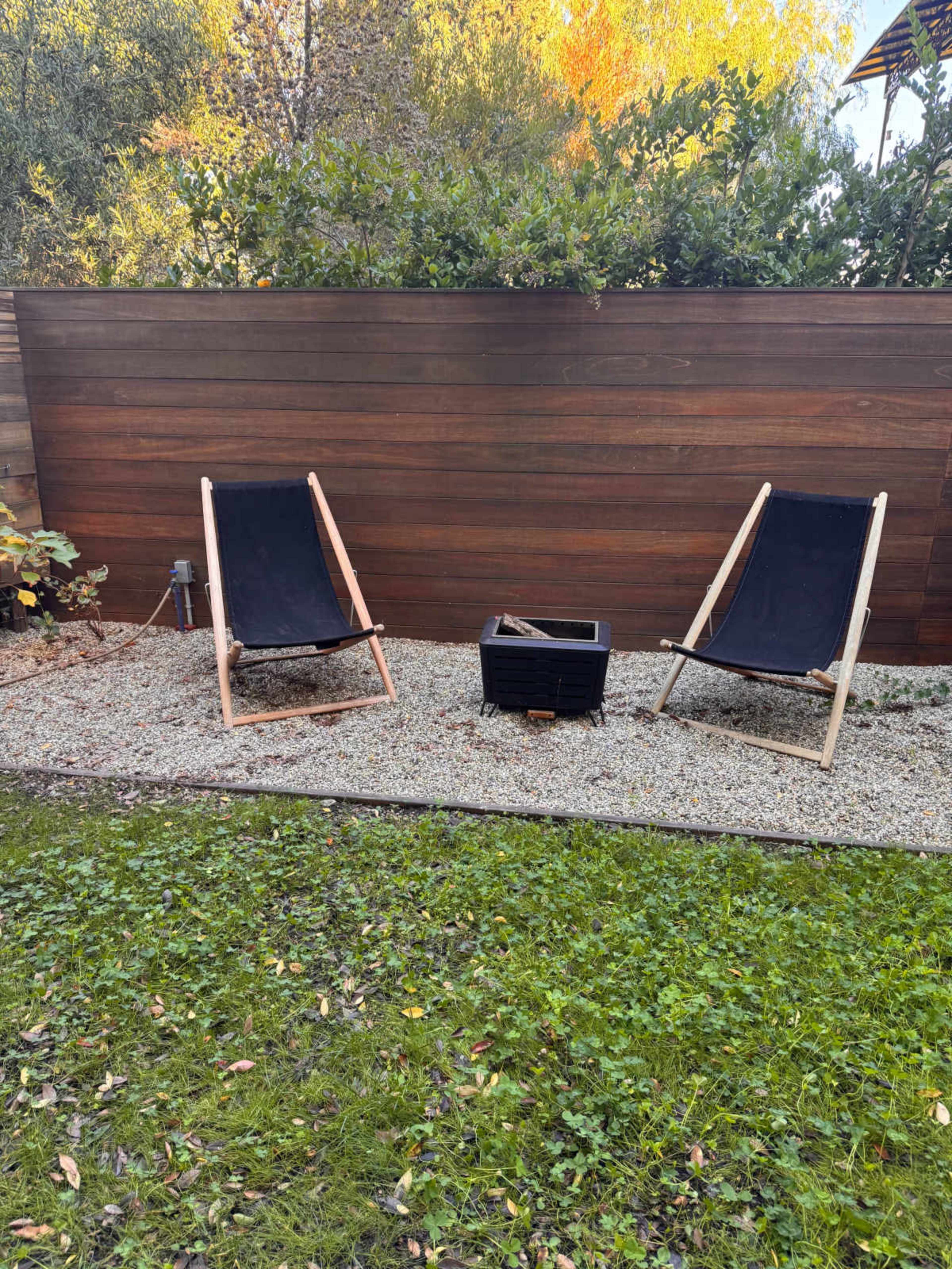 Silver Lake Hillside Backyard with Garden & Mature Shade Tree Image in Silver Lake, Los Angeles, CA