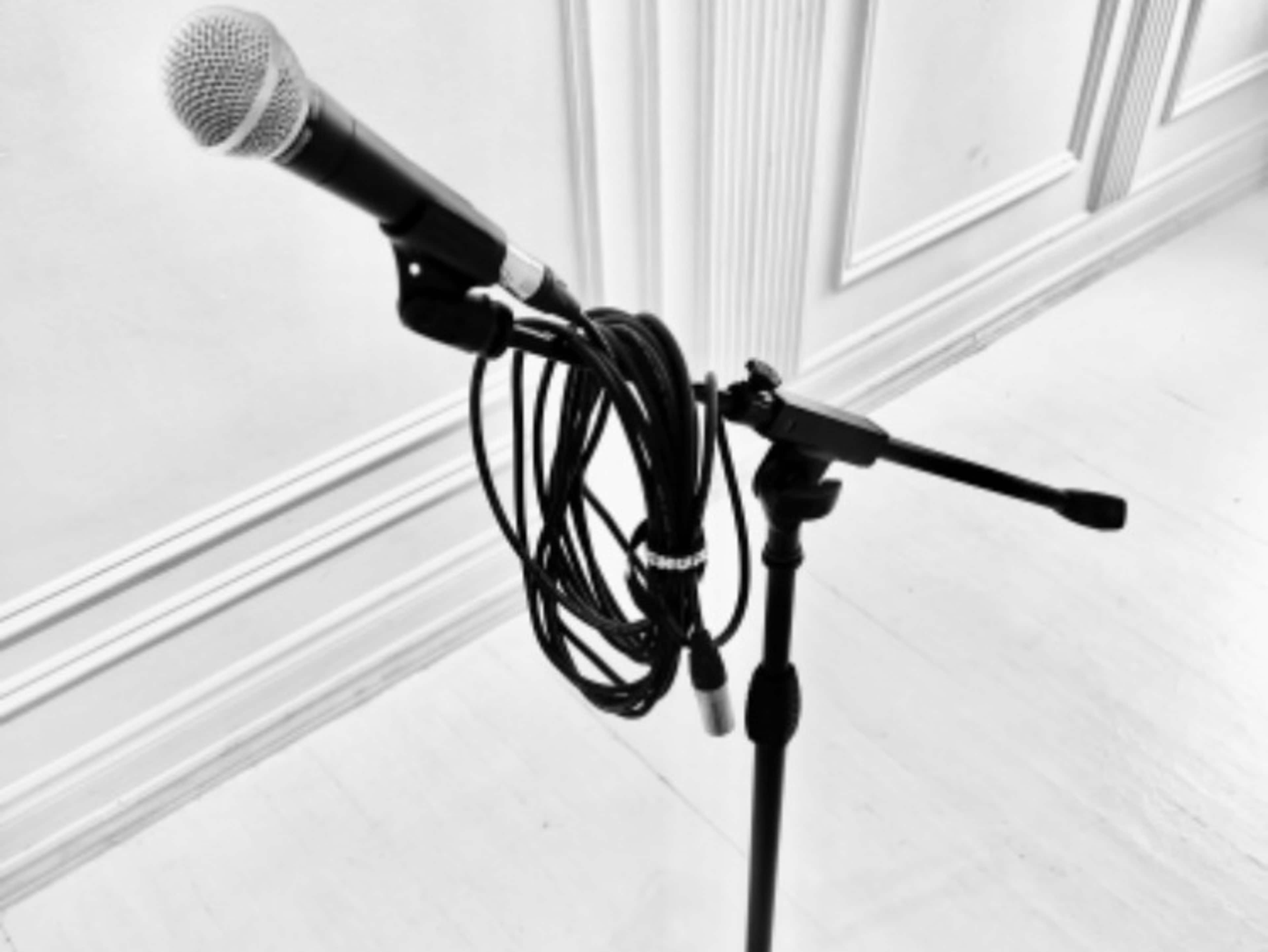 Microphone and stand