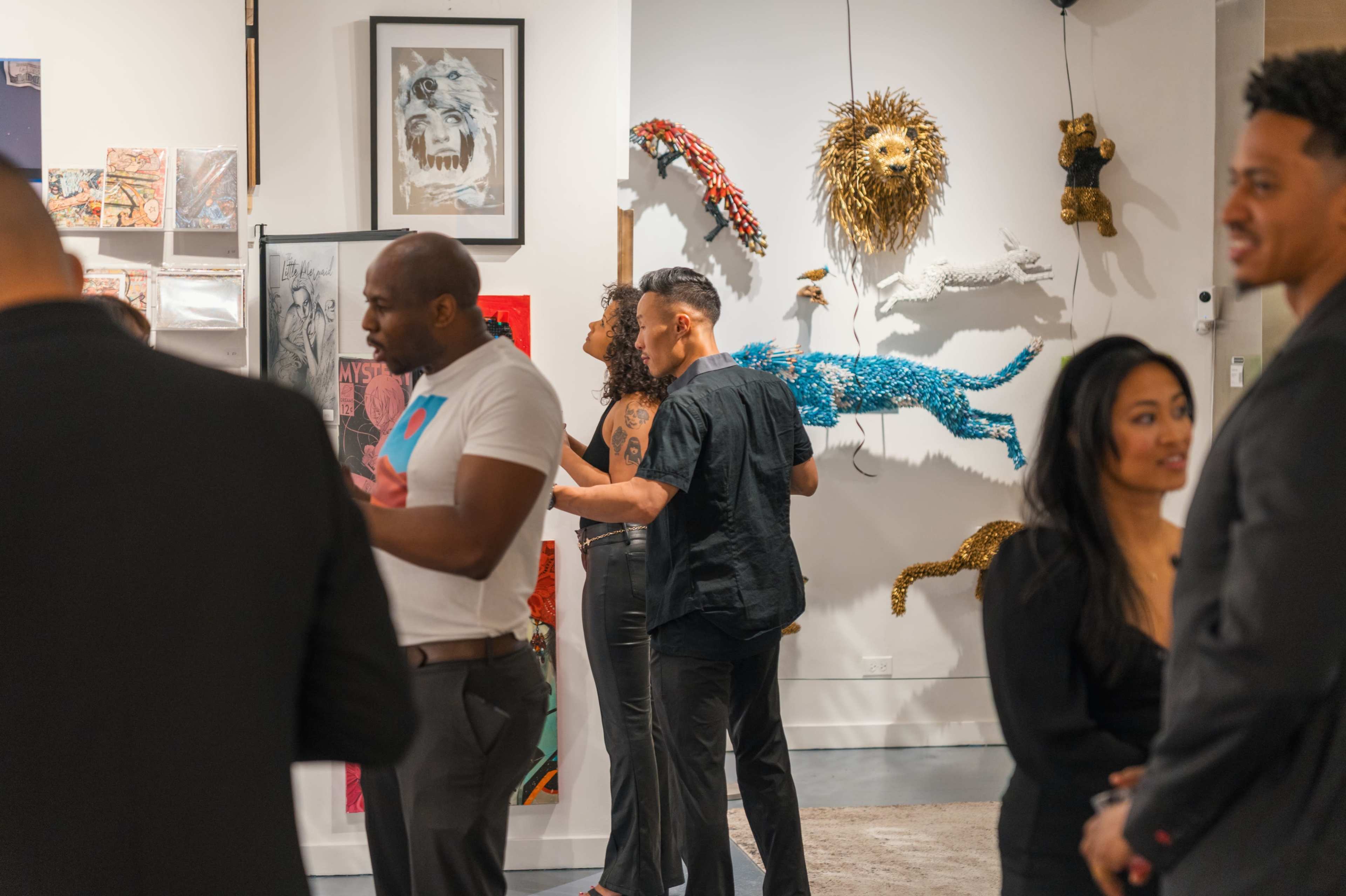 Art Gallery off Michigan Avenue - Downtown Chicago Image in Near North Side, Chicago, IL