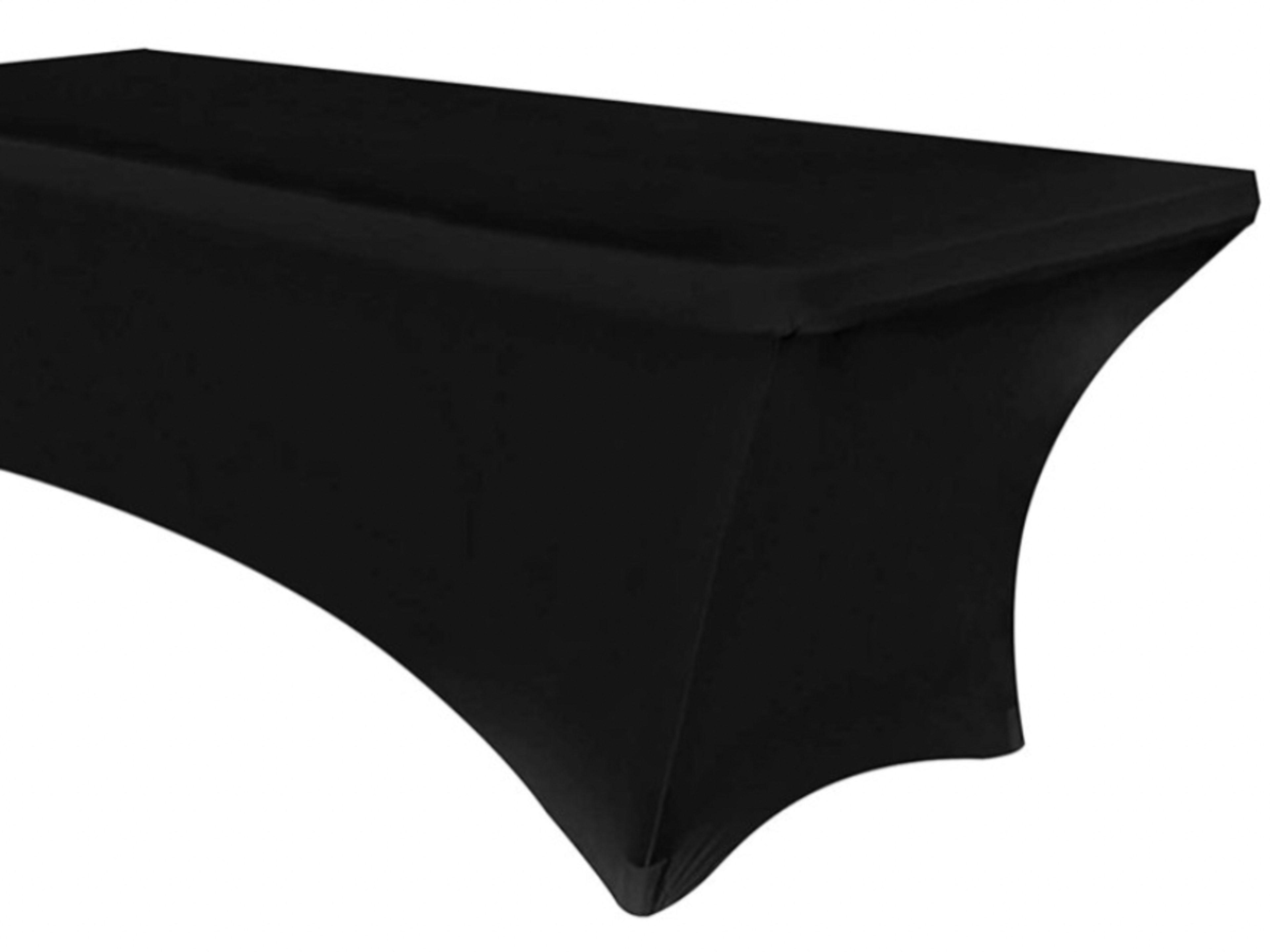 6 Foot Table With Elegant Table Cloth