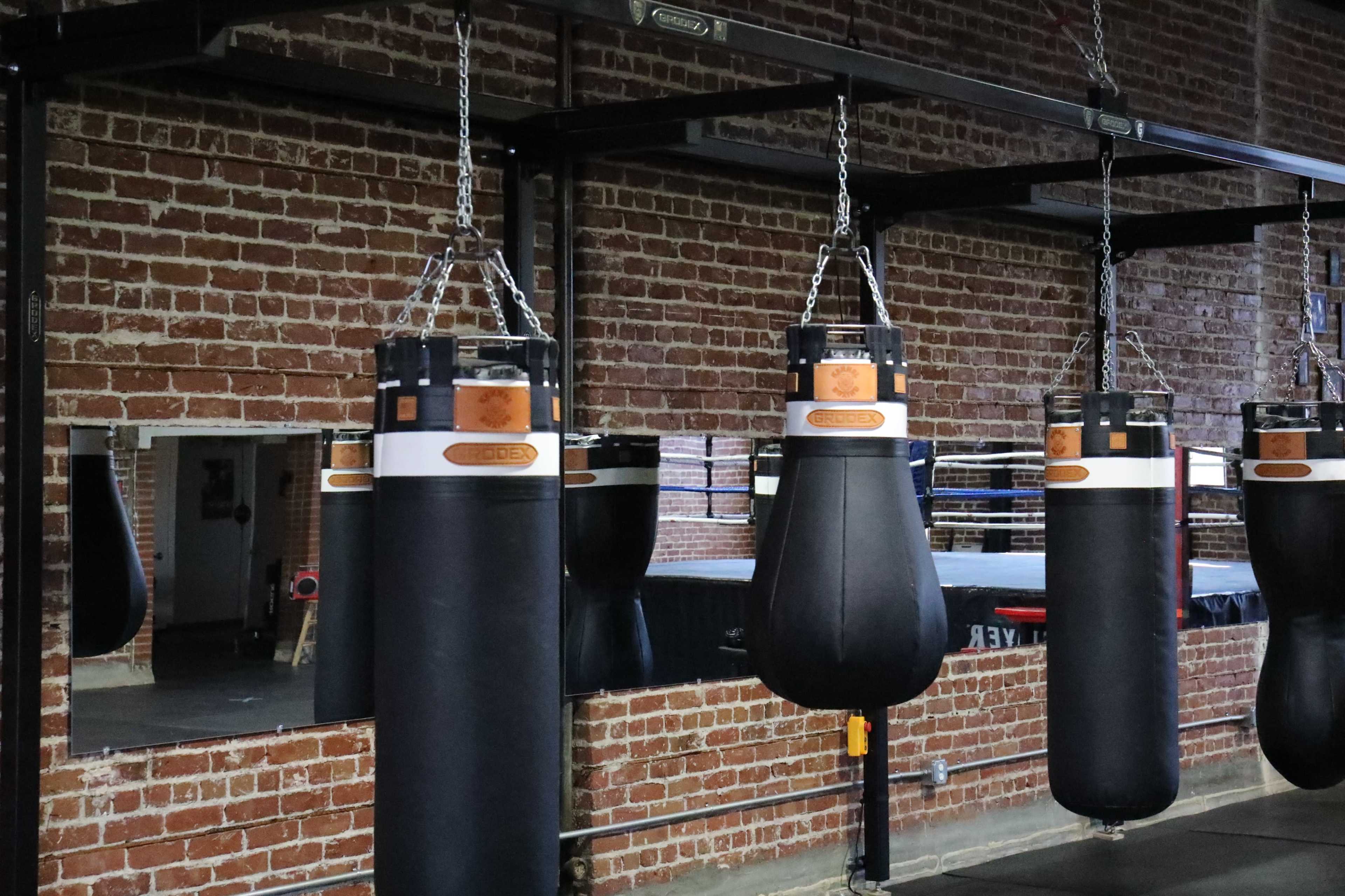 Brick wall, old school boxing gym Image in Old San Leandro, San Leandro, CA