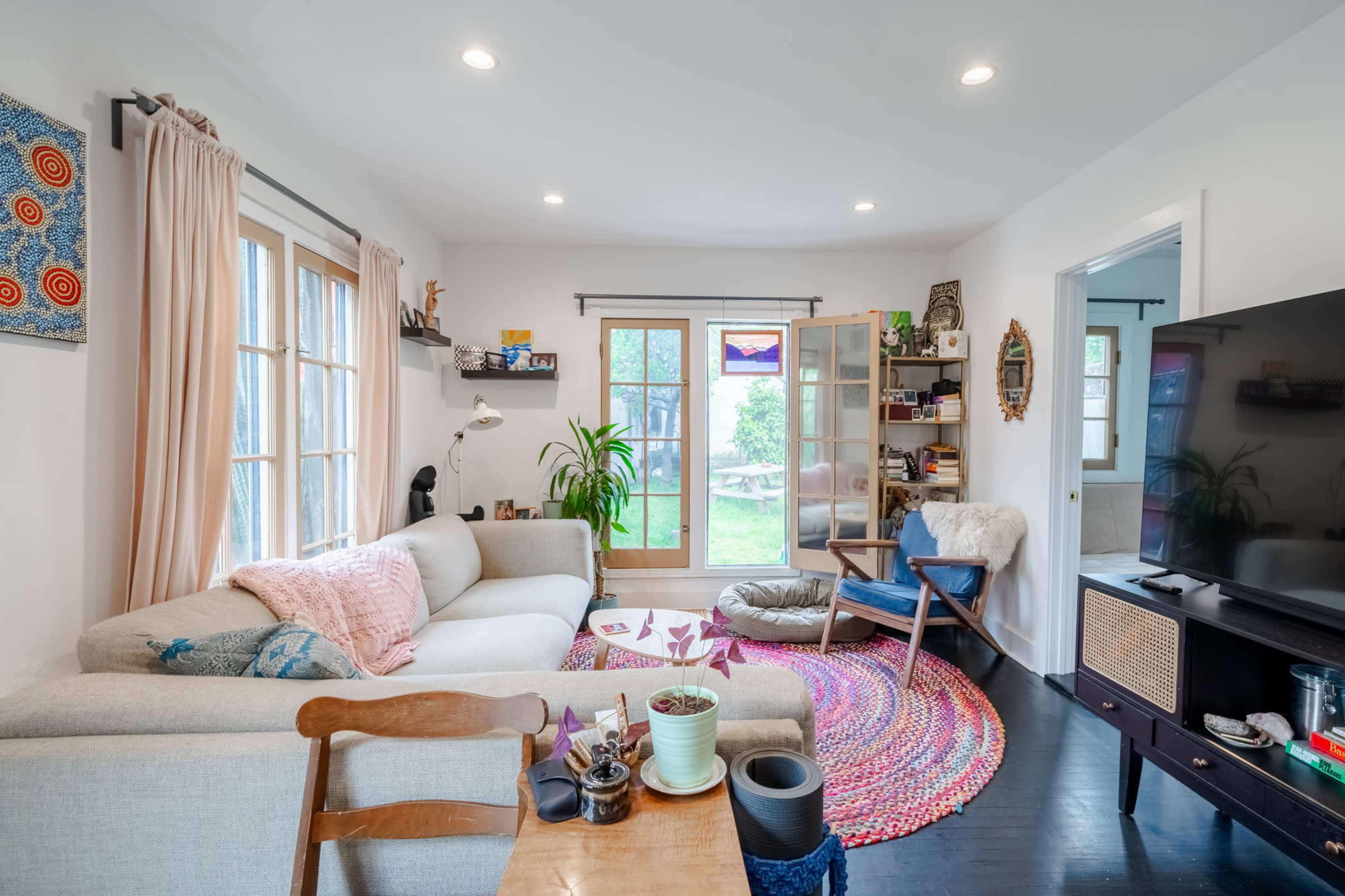 Adobe Bohemian Bungalow in Echo Park with Cactus Forest and Courtyard Image in Echo Park, Los Angeles, CA