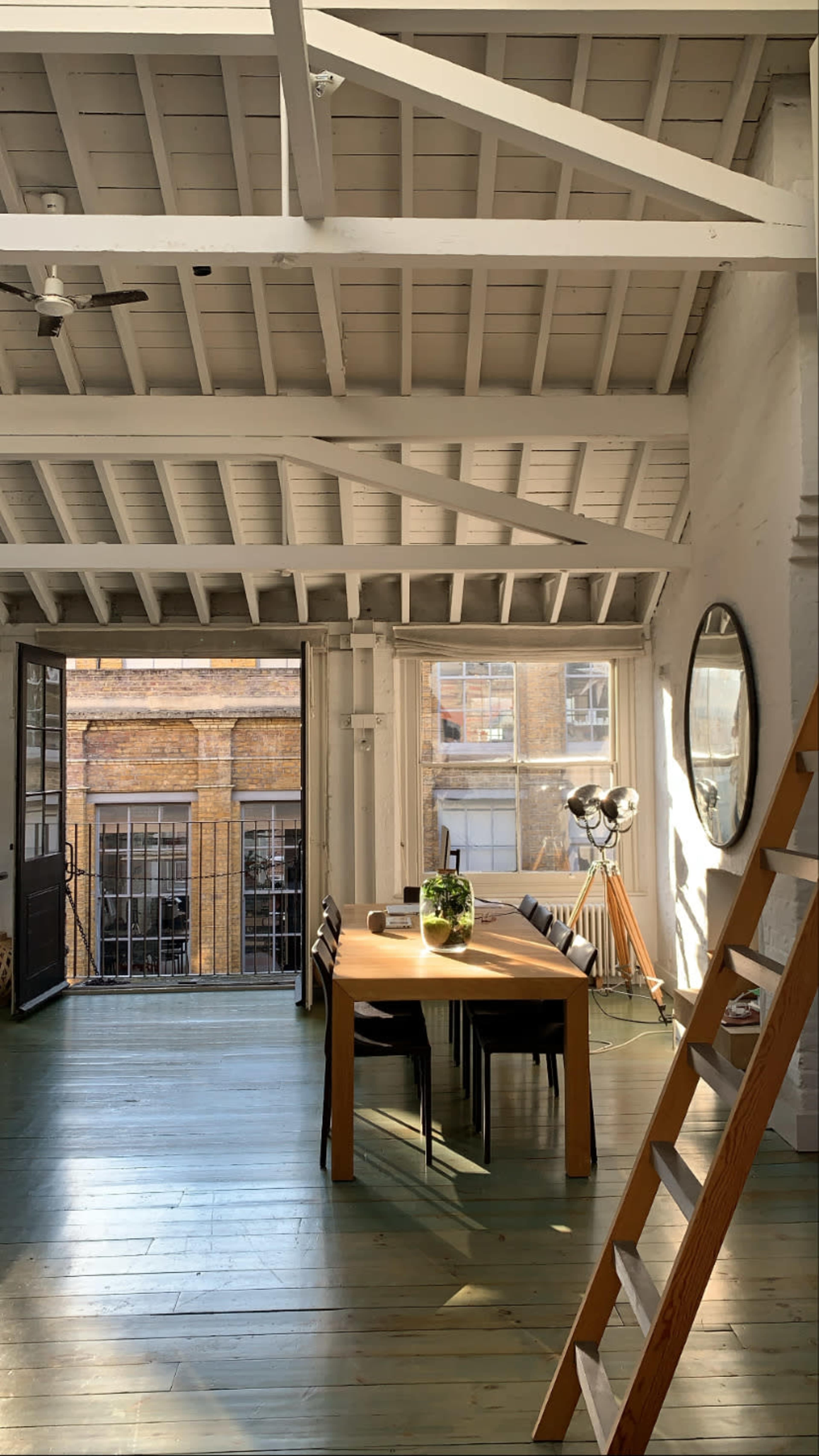 Open plan, Old Warehouse Factory Loft Apartment In Shoreditch Image in Shoreditch, London, 