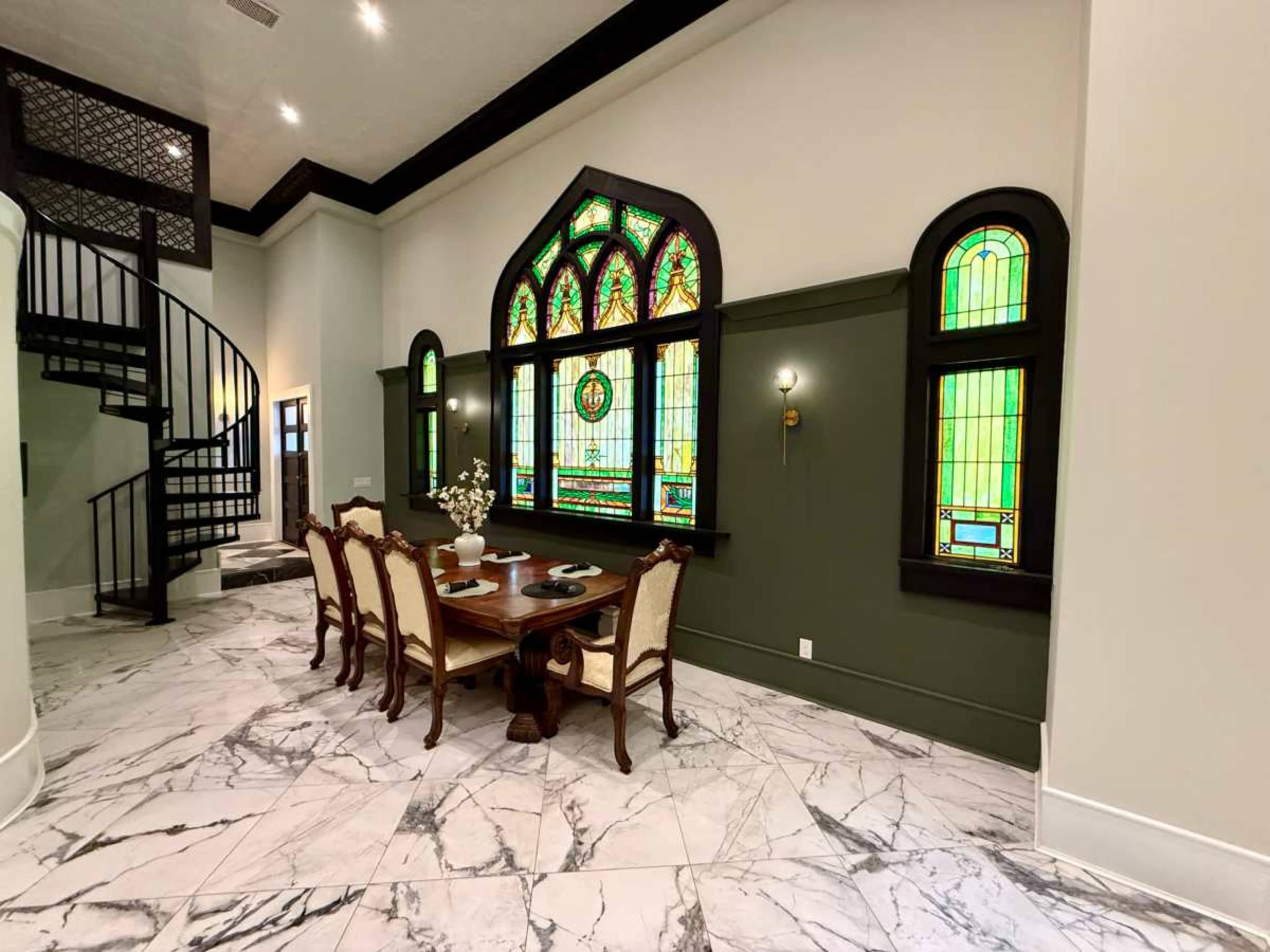Restored 1900s Presbyterian church turned Luxurious Hom - 17 Original Stained Glass Windows Image in Tarpon Springs, Tarpon Springs, FL