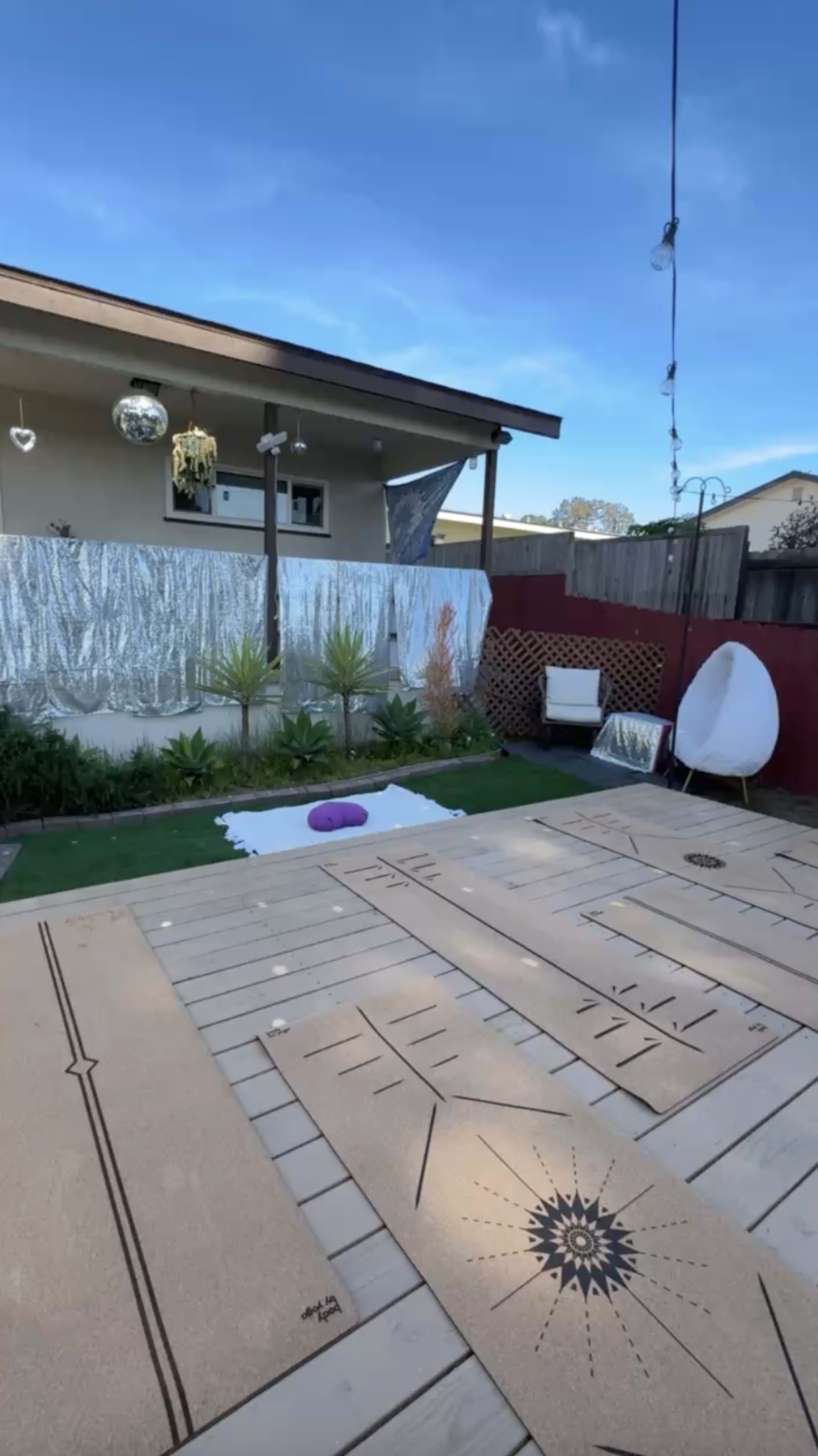 Private Backyard Wellness & Creativity Space Image in Wooded Area, San Diego, CA