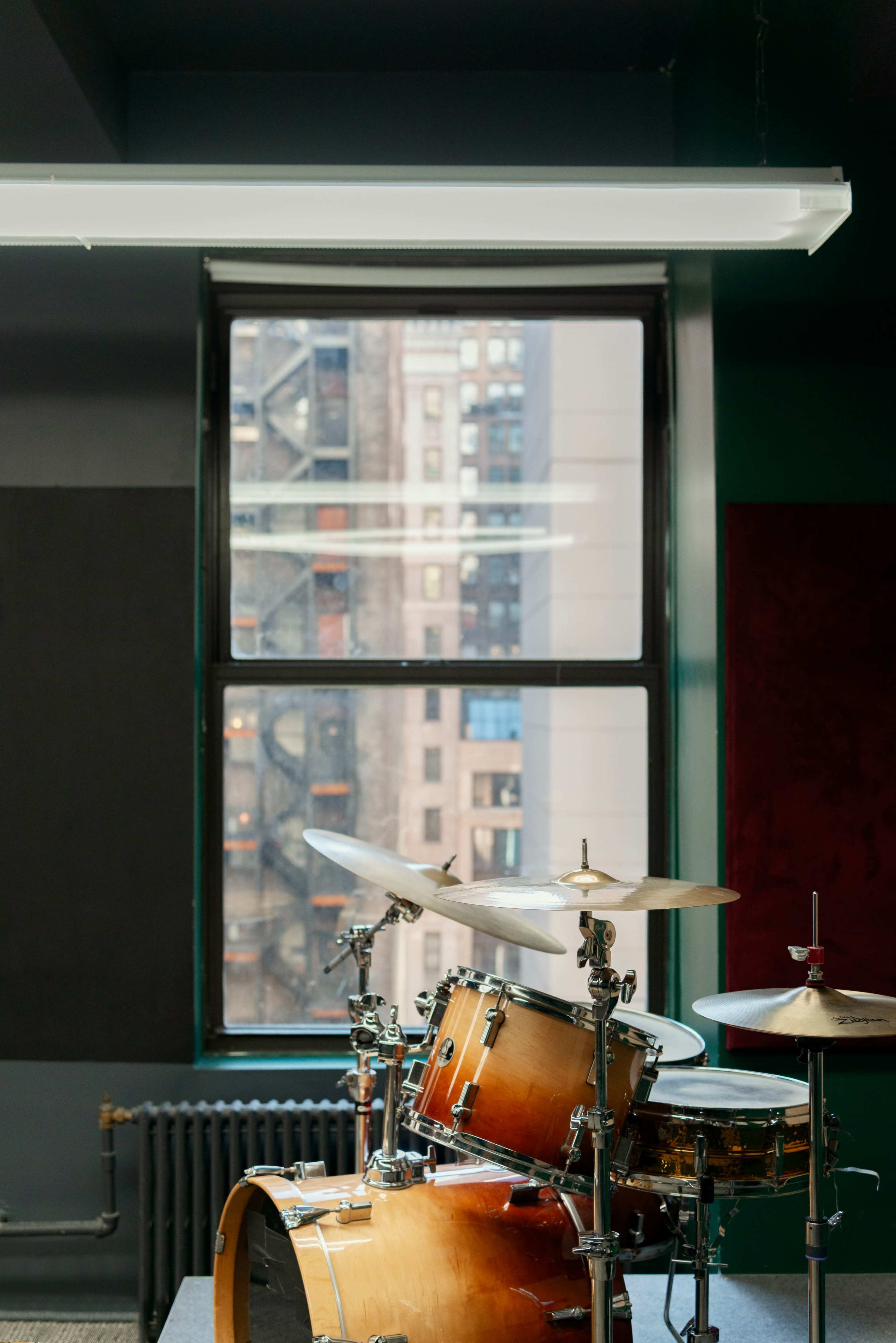 Music Rehearsal Studio with Empire State Building View Image in Midtown Manhattan, New York, NY